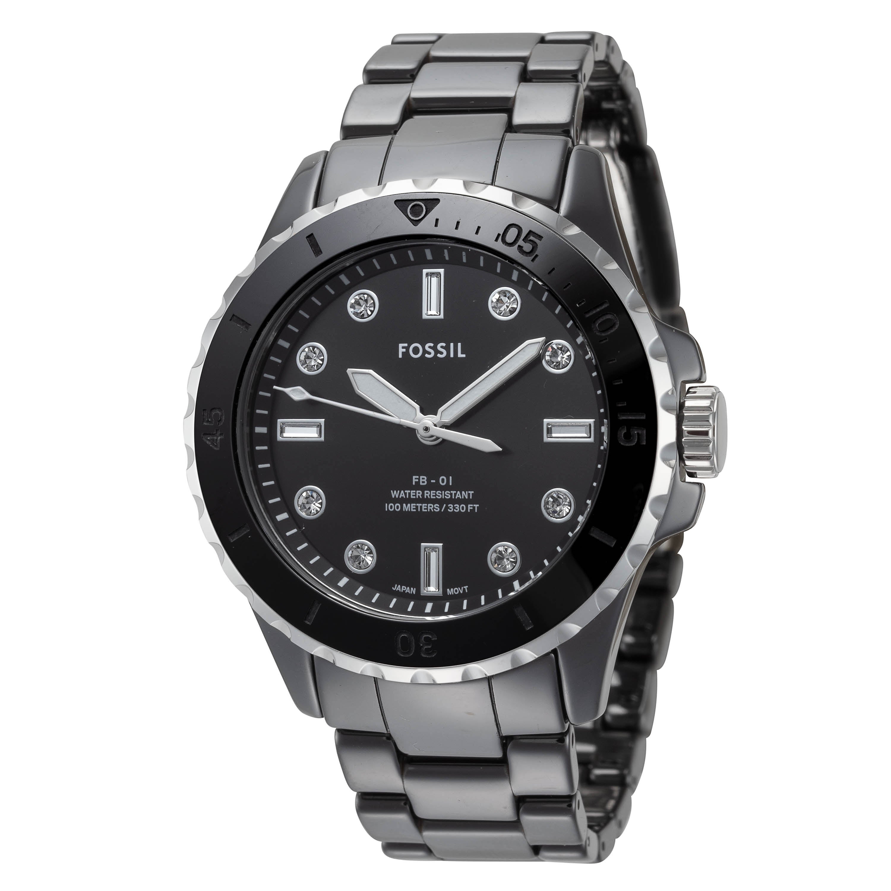 Preloved - Fossil Two-Tone Stainless Steel Quartz Watch — Gray by Preloved - Fossil