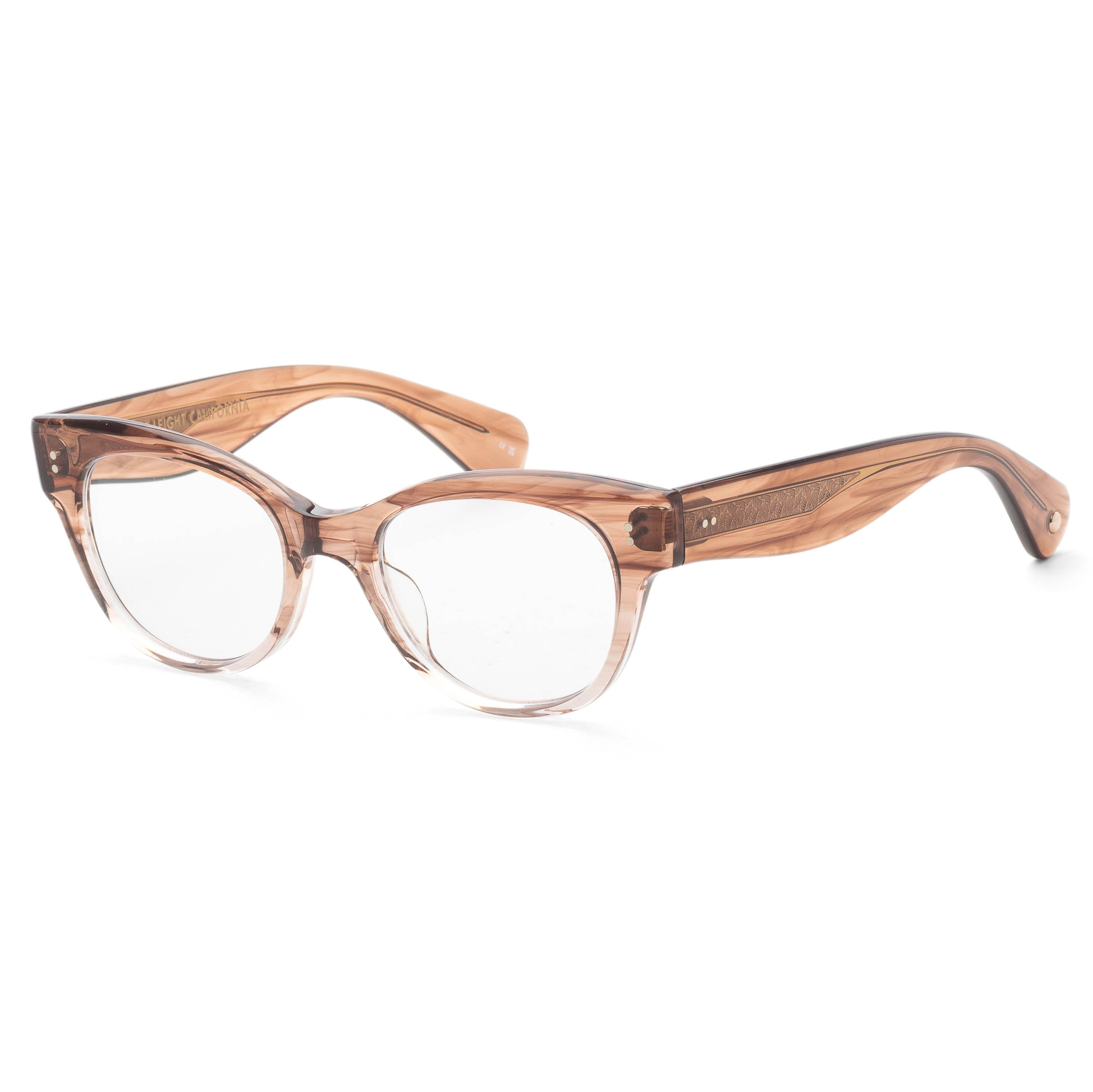Preloved - Garrett Leight 113549SASTM Eyeglasses — Beige by Preloved - Garrett Leight