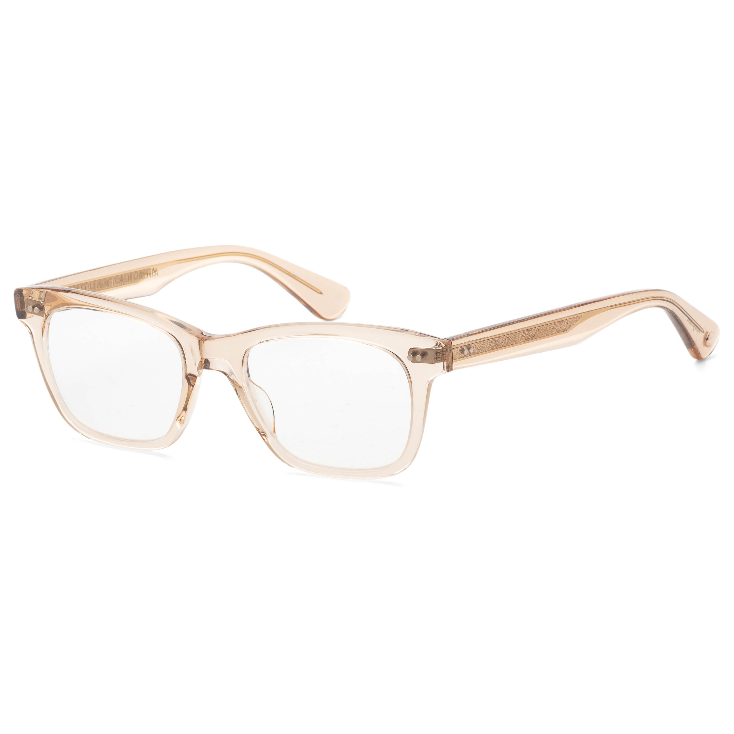 Preloved - Garrett Leight 113649BRE Eyeglasses — Beige by Preloved - Garrett Leight