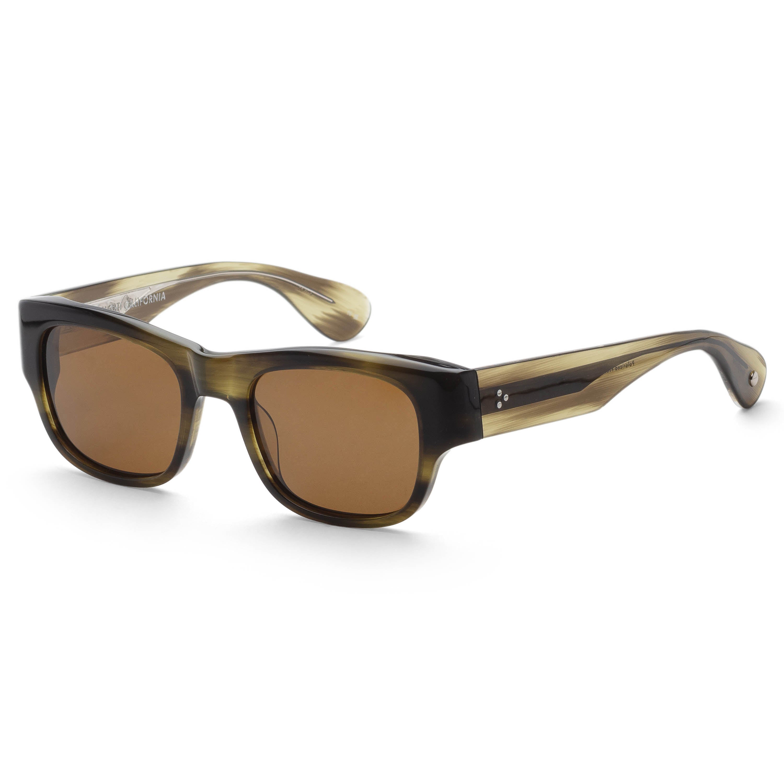 Preloved - Garrett Leight 216151DGFRPCOFPLR Sunglasses — Brown by Preloved - Garrett Leight