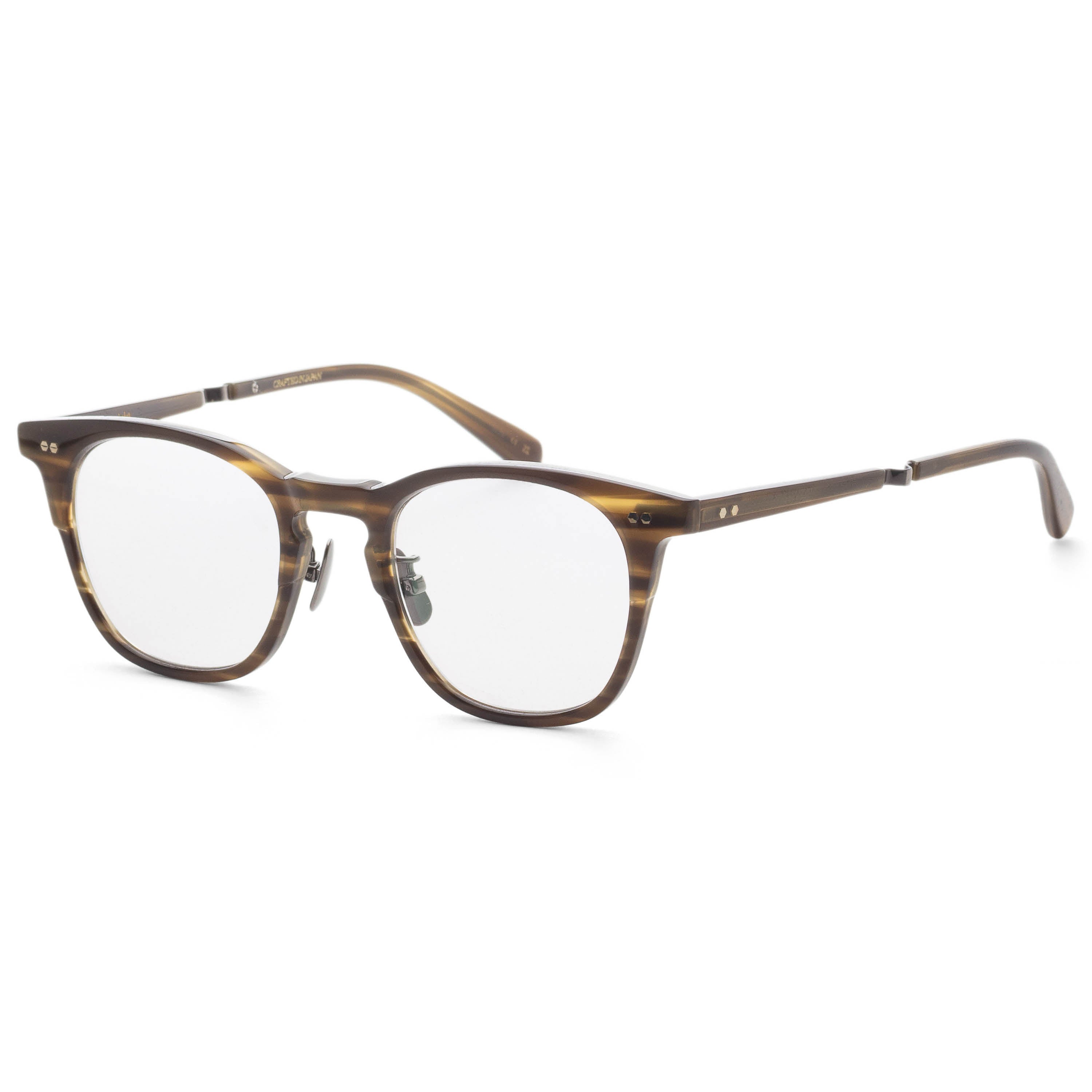 Preloved - Garrett Leight ML102647KLPPW Eyeglasses — Brown by Preloved - Garrett Leight