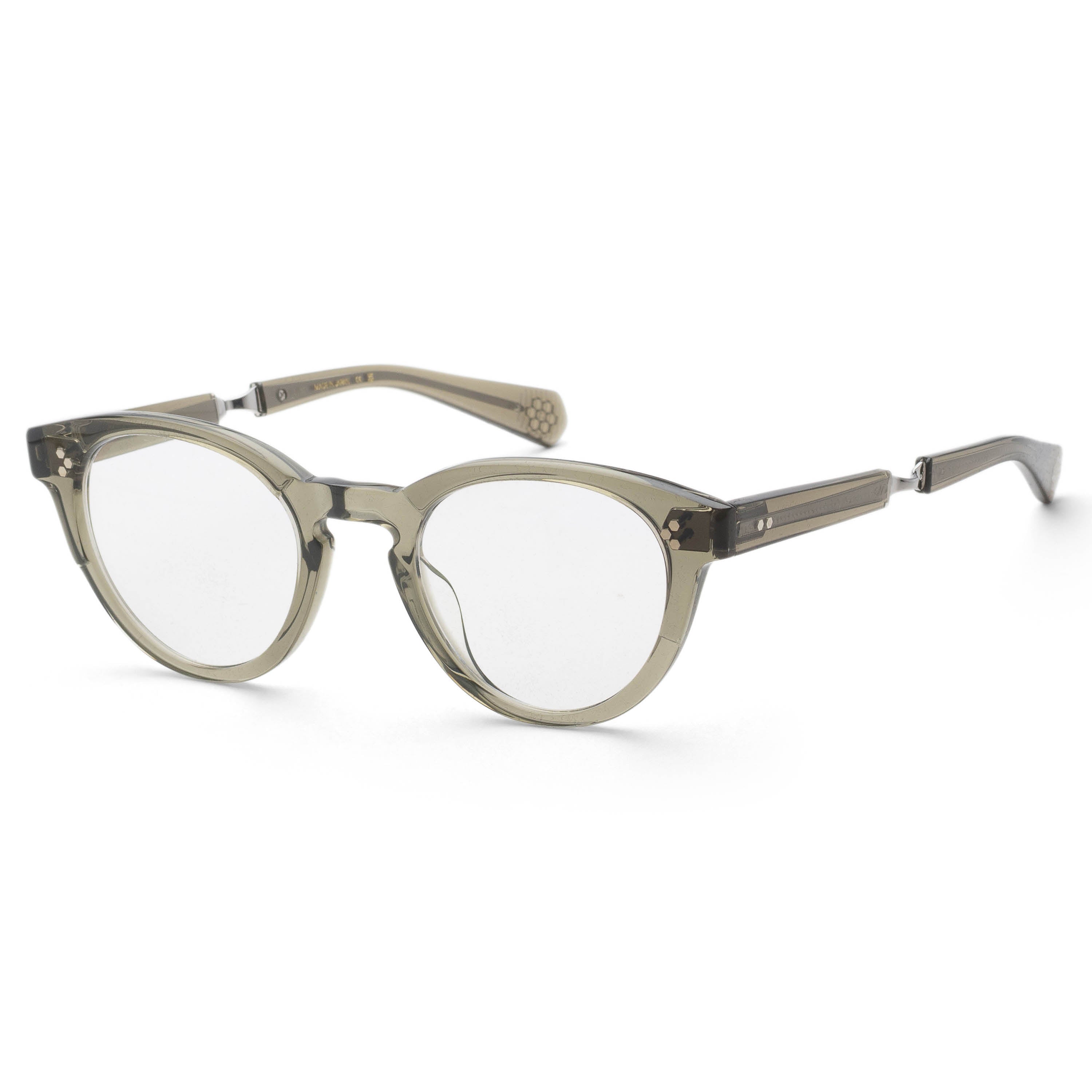 Preloved - Garrett Leight ML103146HUNPLT Eyeglasses — Gray by Preloved - Garrett Leight