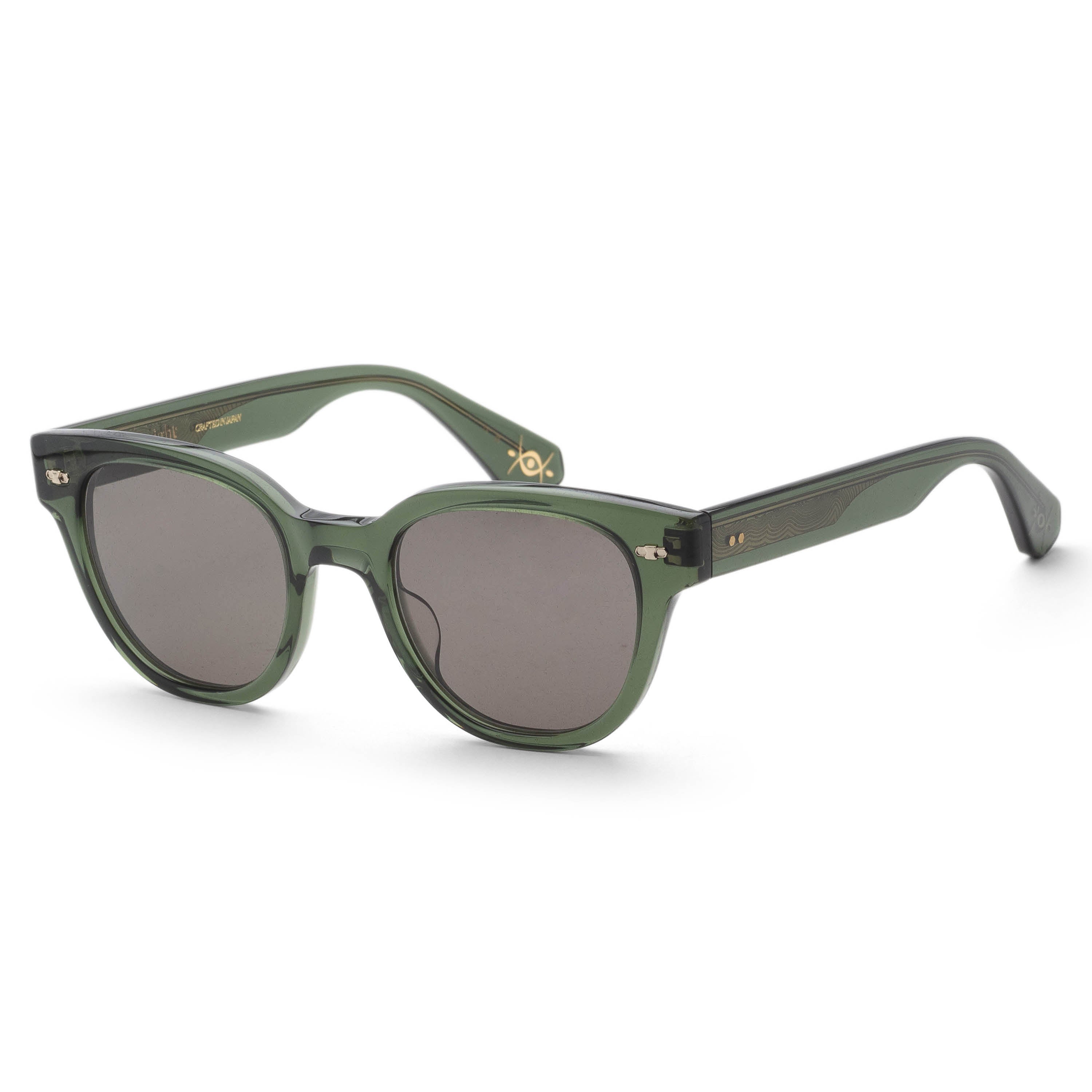 Preloved - Garrett Leight ML204748FGLWGG15 Sunglasses — Green by Preloved - Garrett Leight
