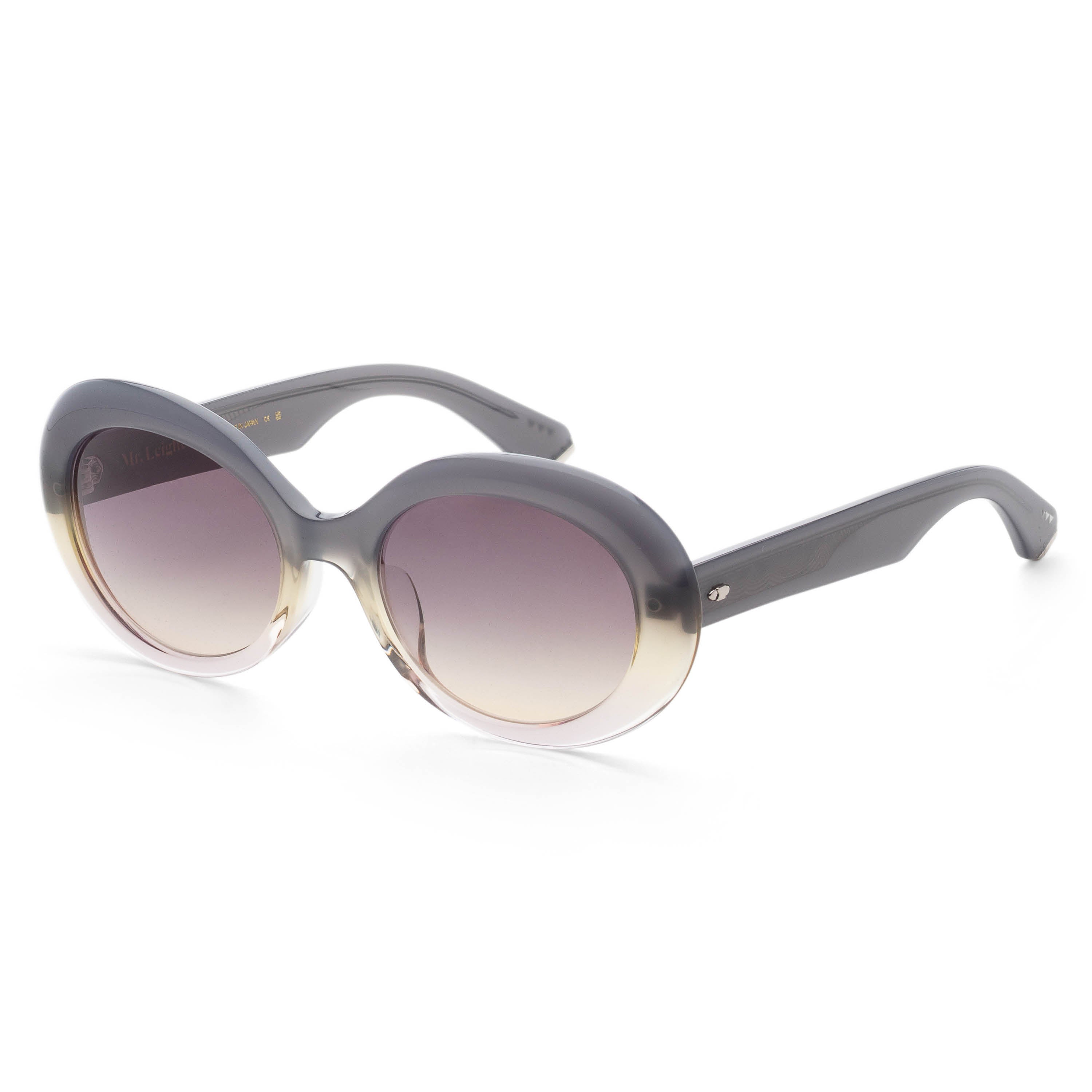 Preloved - Garrett Leight ML205354PEFPLTDG Sunglasses — Purple by Preloved - Garrett Leight