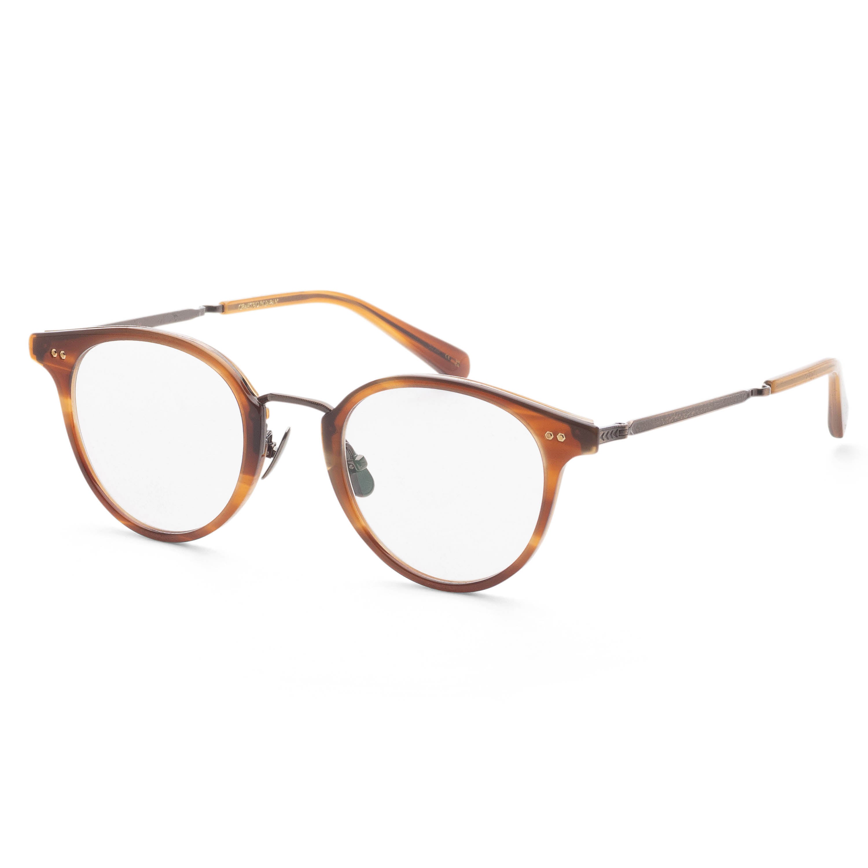 Preloved - Garrett Leight ML303846BWATG Eyeglasses — Brown by Preloved - Garrett Leight