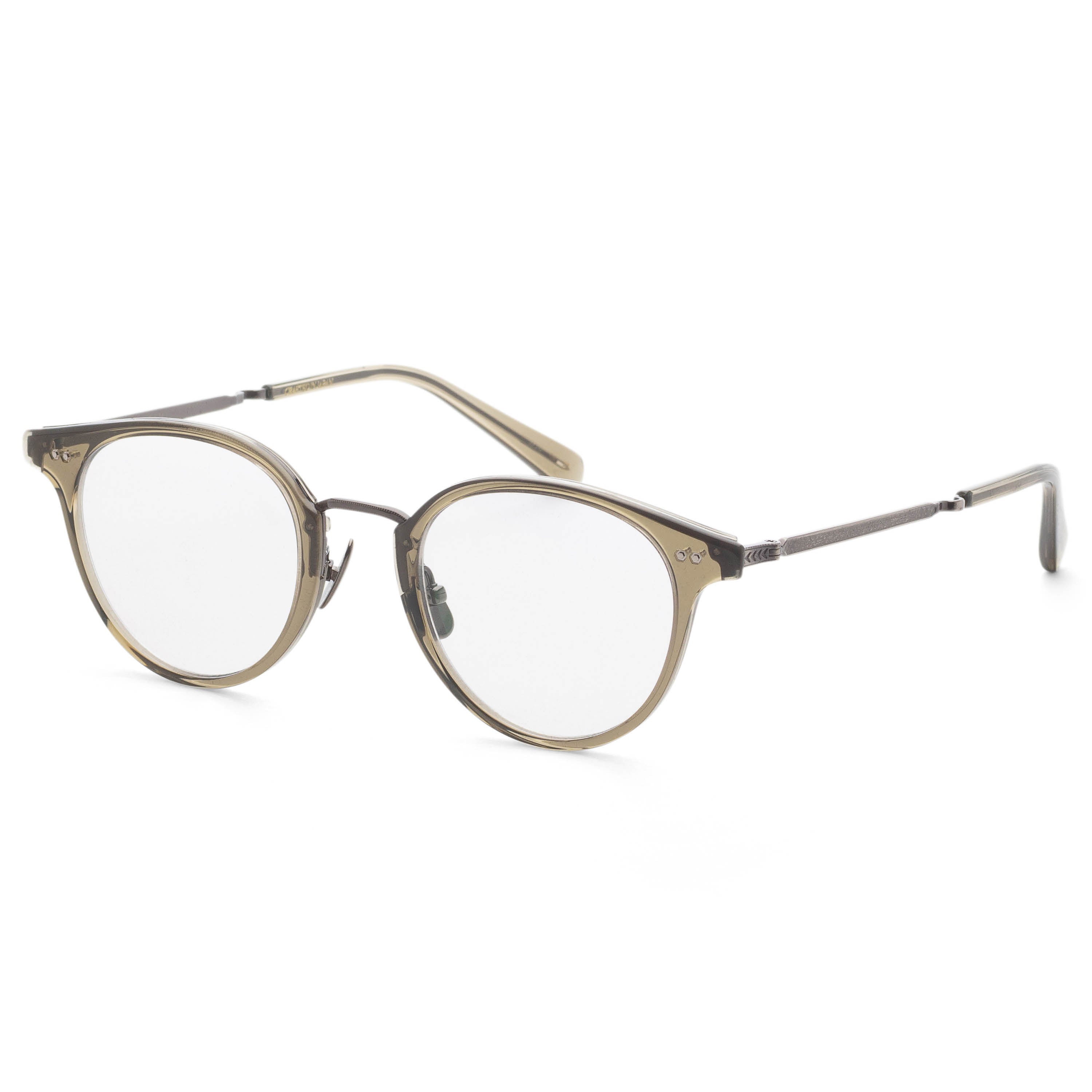Preloved - Garrett Leight ML303846HUNPW Eyeglasses — Brown by Preloved - Garrett Leight