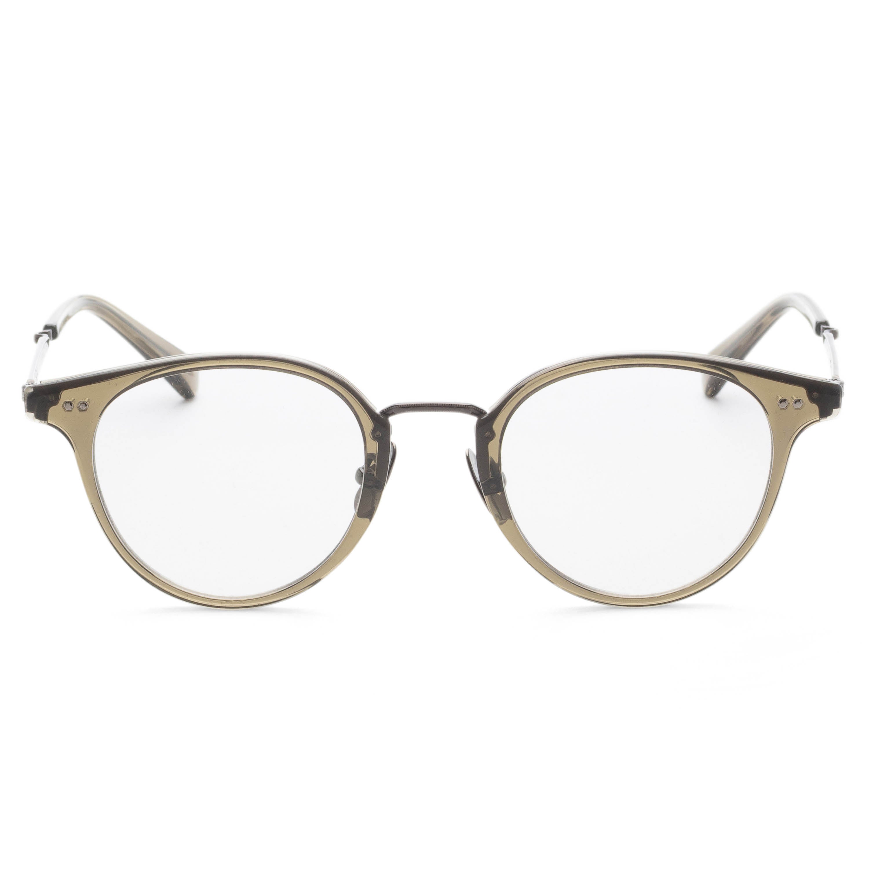 Preloved - Garrett Leight ML303846HUNPW Eyeglasses — Brown, view 3