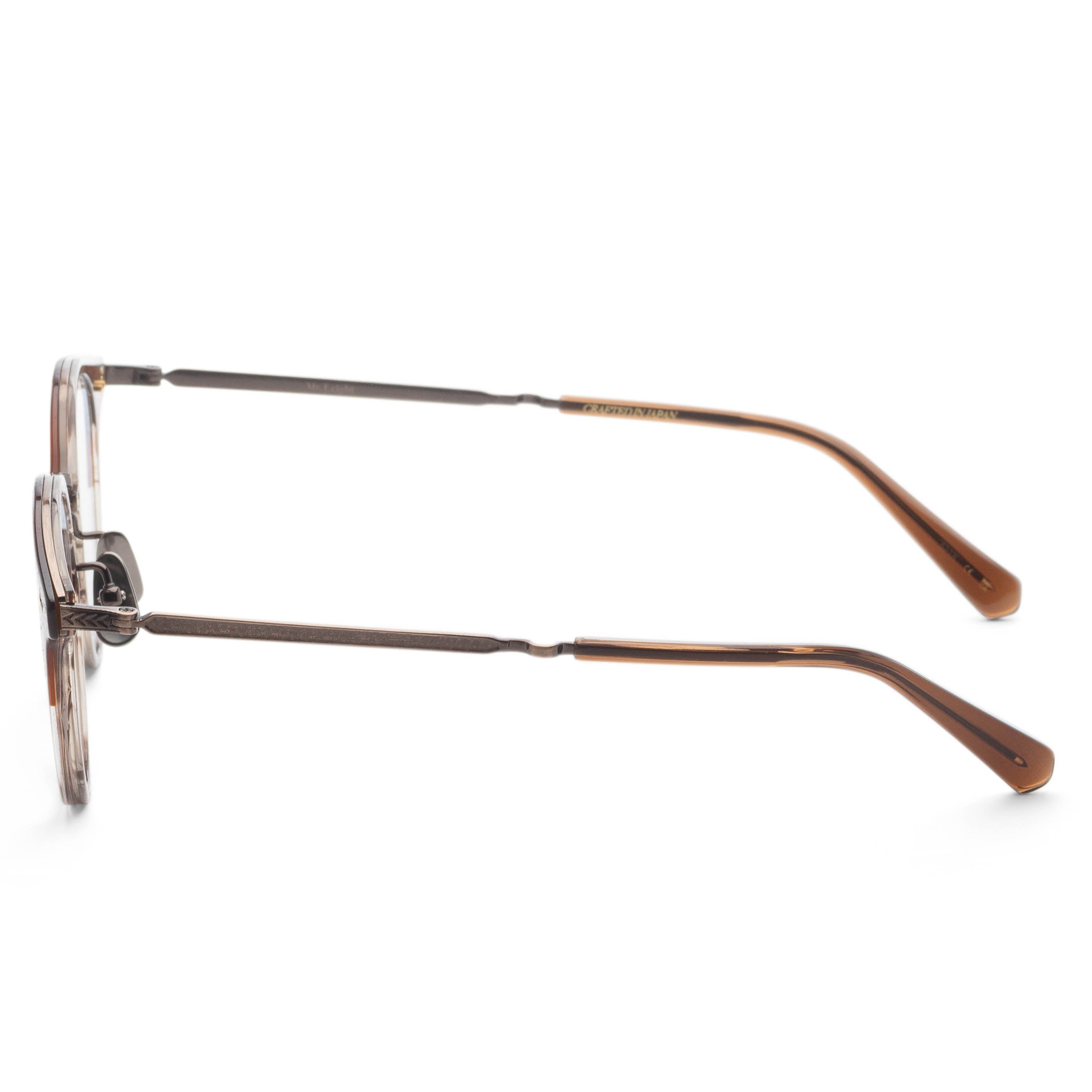 Preloved - Garrett Leight ML303846MAFATG Eyeglasses — Brown, view 2