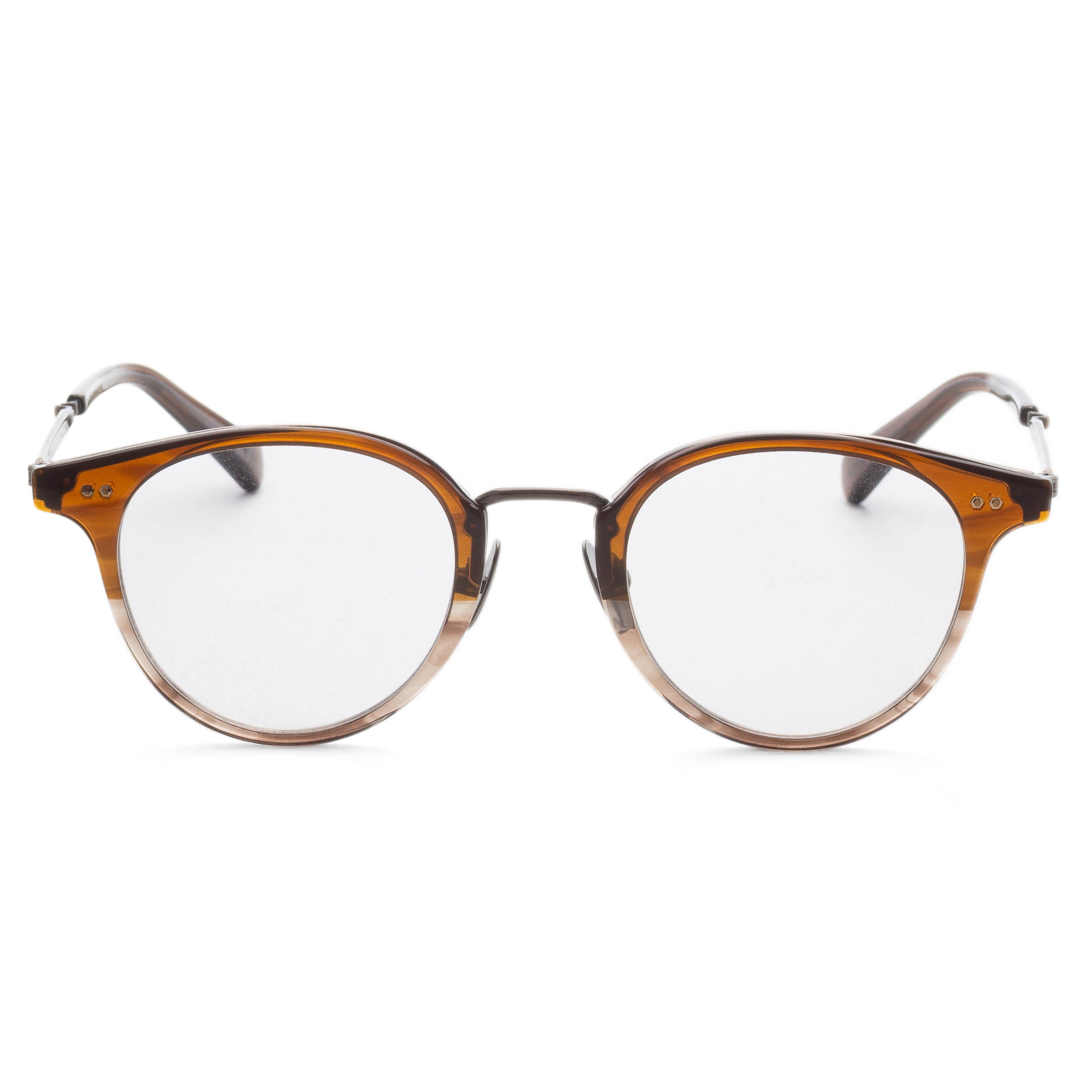 Preloved - Garrett Leight ML303846MAFATG Eyeglasses — Brown, view 3