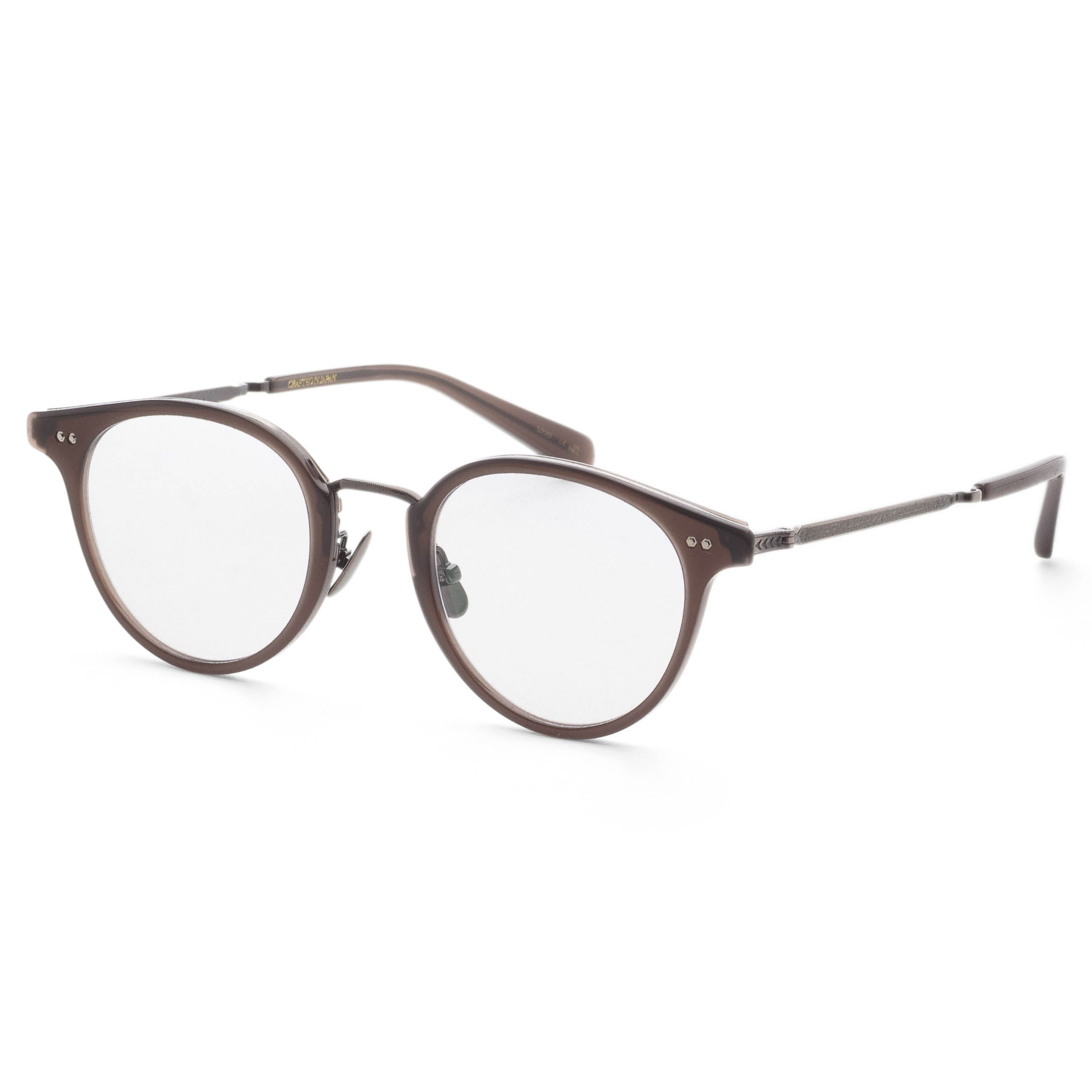 Preloved - Garrett Leight ML303846TRUPW Eyeglasses — Brown by Preloved - Garrett Leight