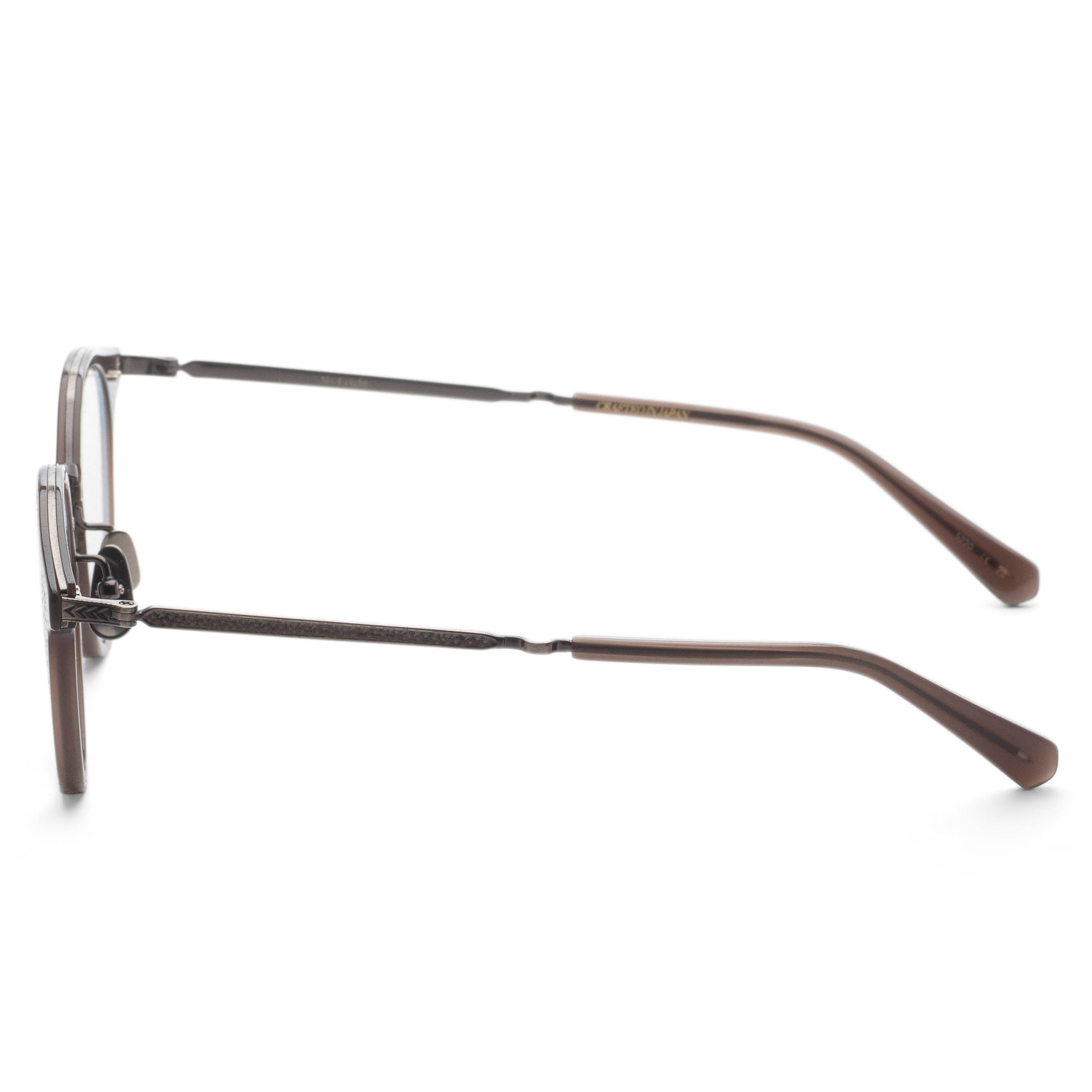 Preloved - Garrett Leight ML303846TRUPW Eyeglasses — Brown, view 2