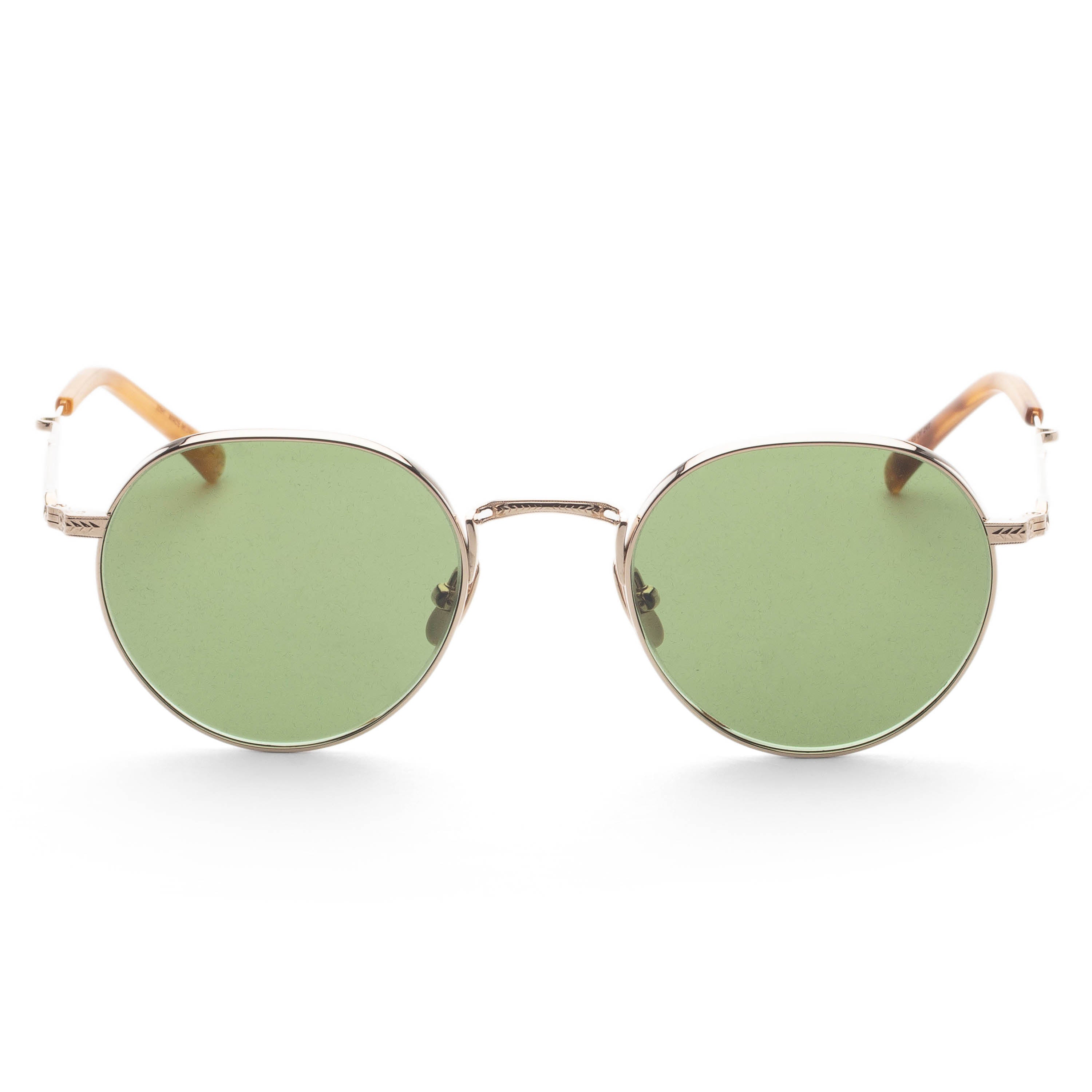 Preloved - Garrett Leight ML40334912KGMMRRYESFDMDGRN Sunglasses — Gold, view 3