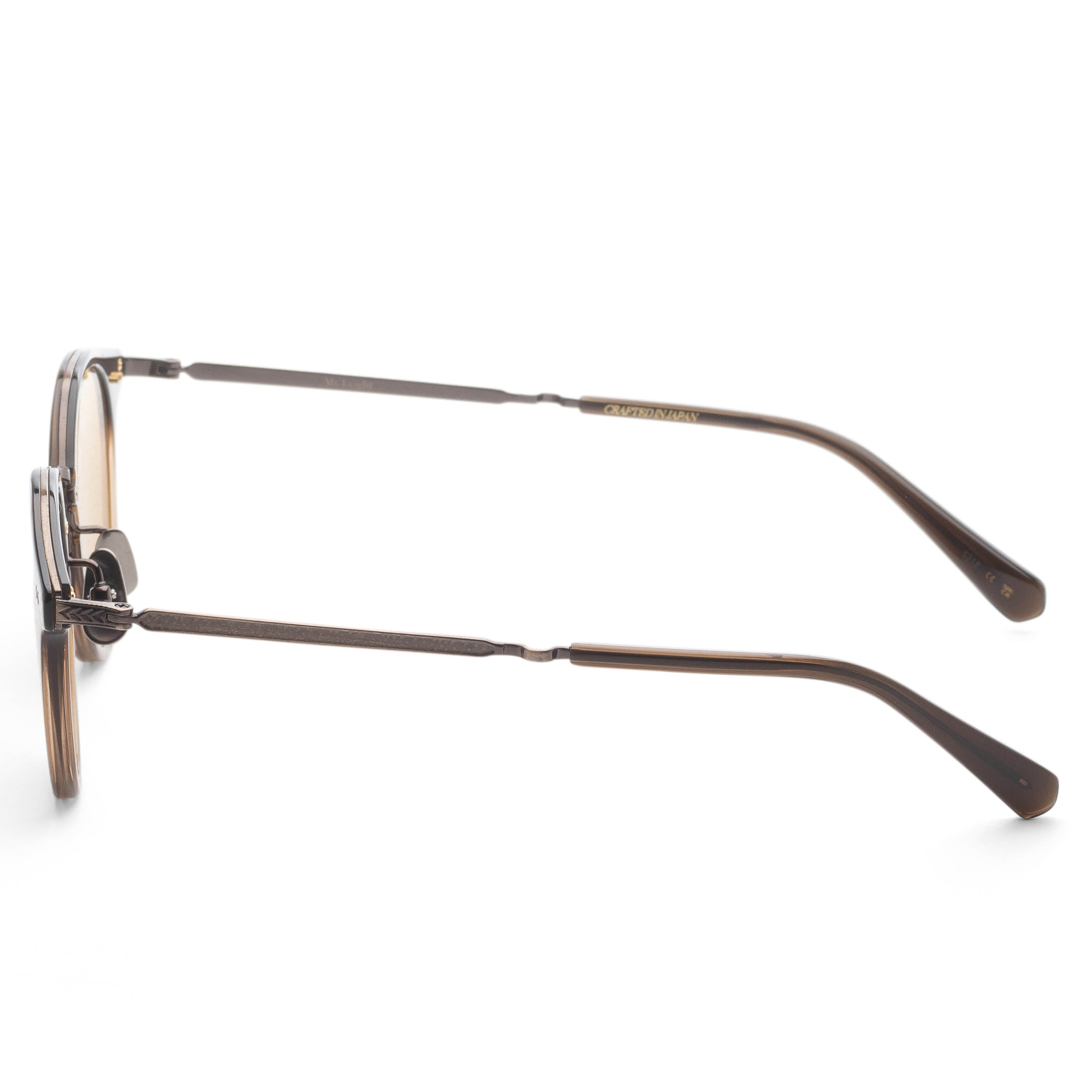 Preloved - Garrett Leight ML403846TRUFATGOLV Sunglasses — Brown, view 2
