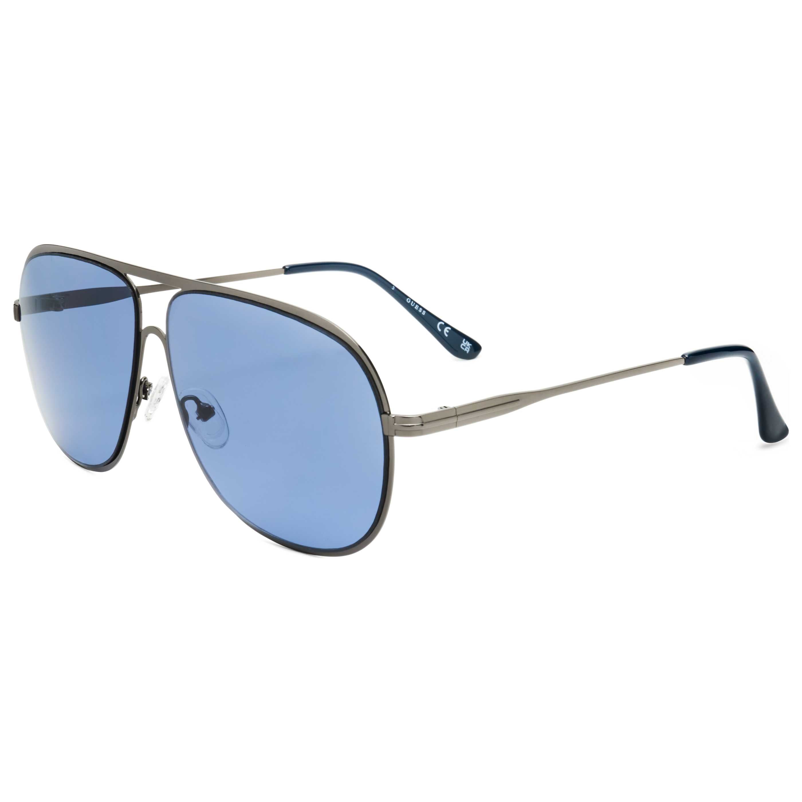 Preloved - Guess GF020808V60 Aviator Sunglasses — Blue by Preloved - Guess