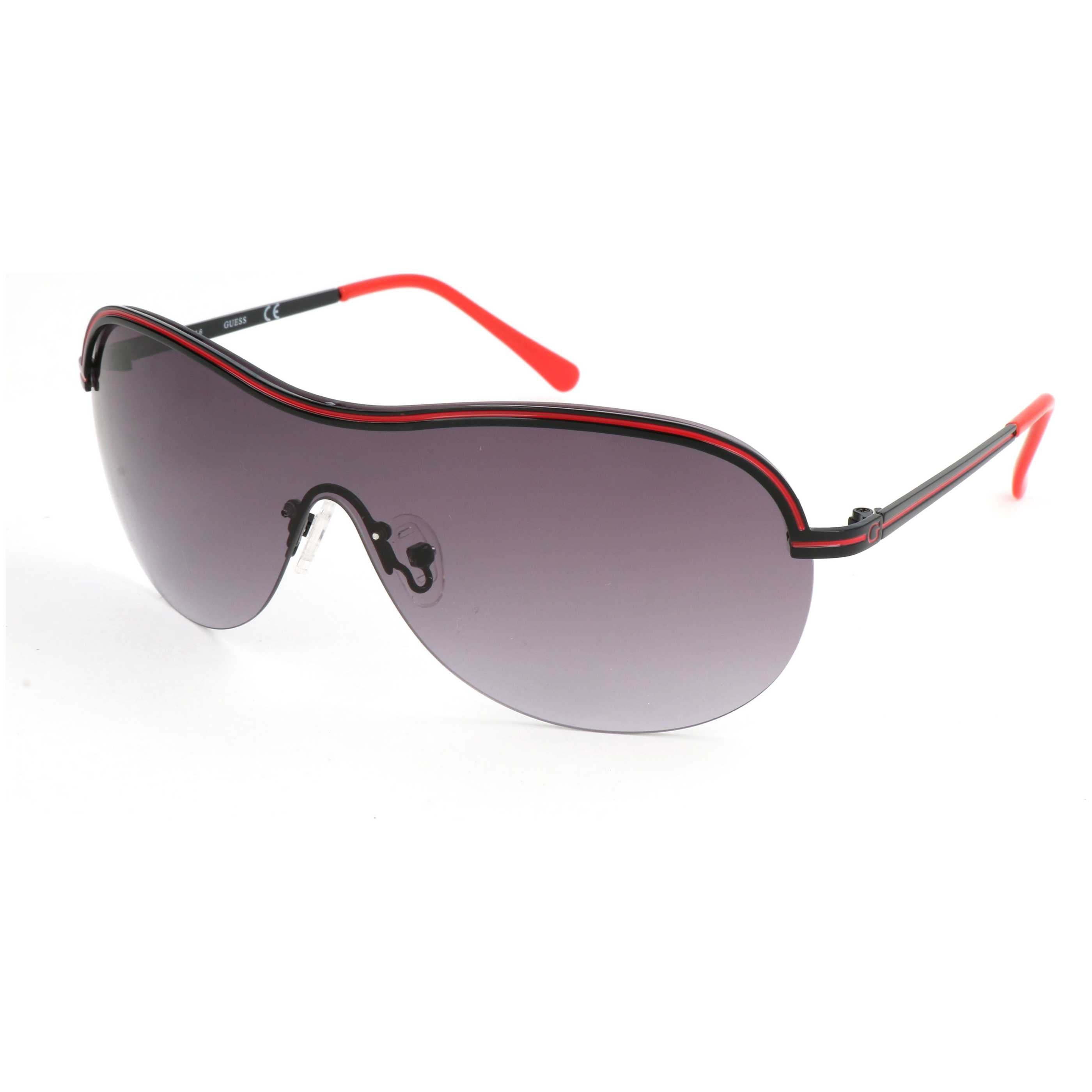 Preloved - Guess GF600205B55 Red Shield-Frame Sunglasses — Red by Preloved - Guess