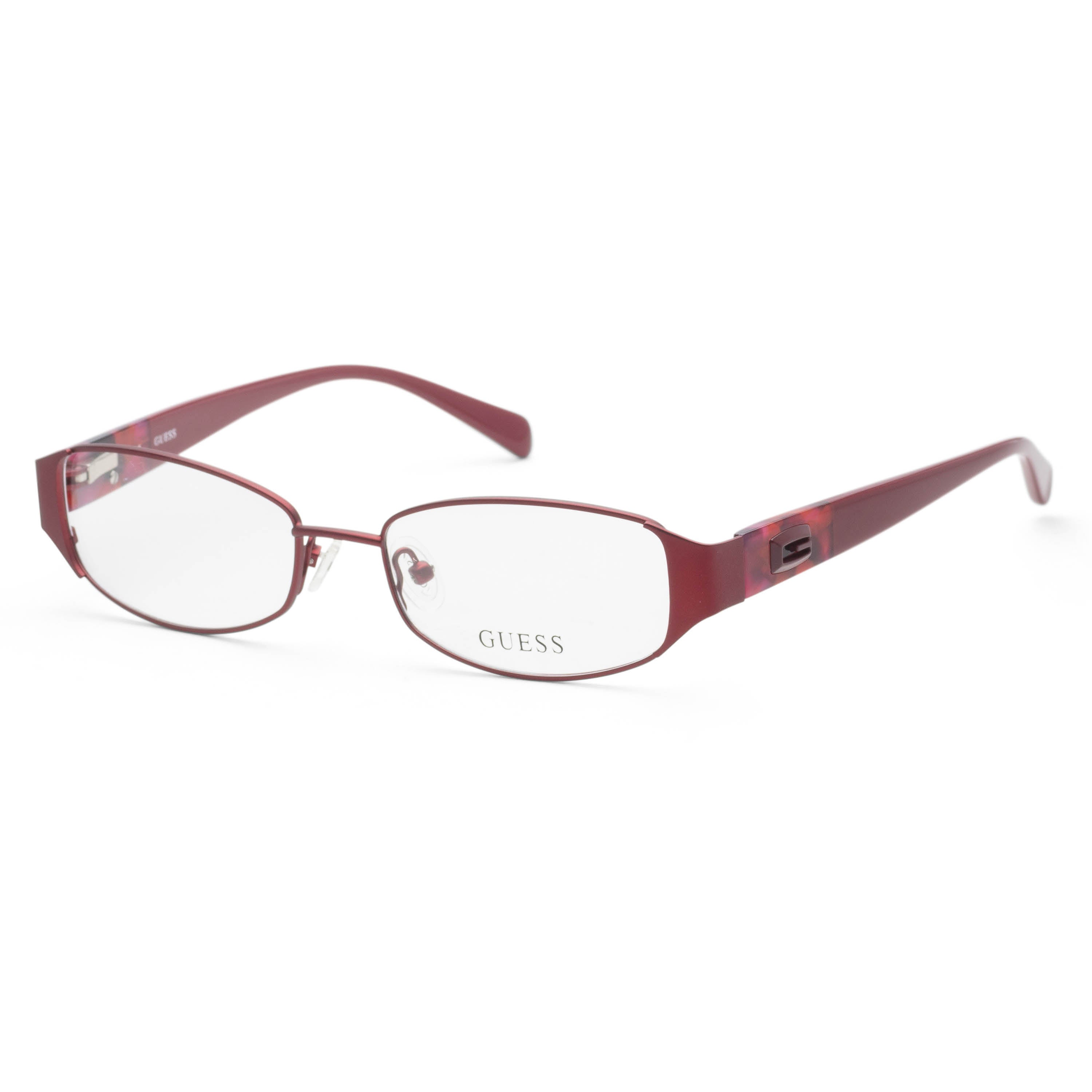 Preloved - Guess GU2411RD52 Metal Rectangle Eyeglasses — Red by Preloved - Guess