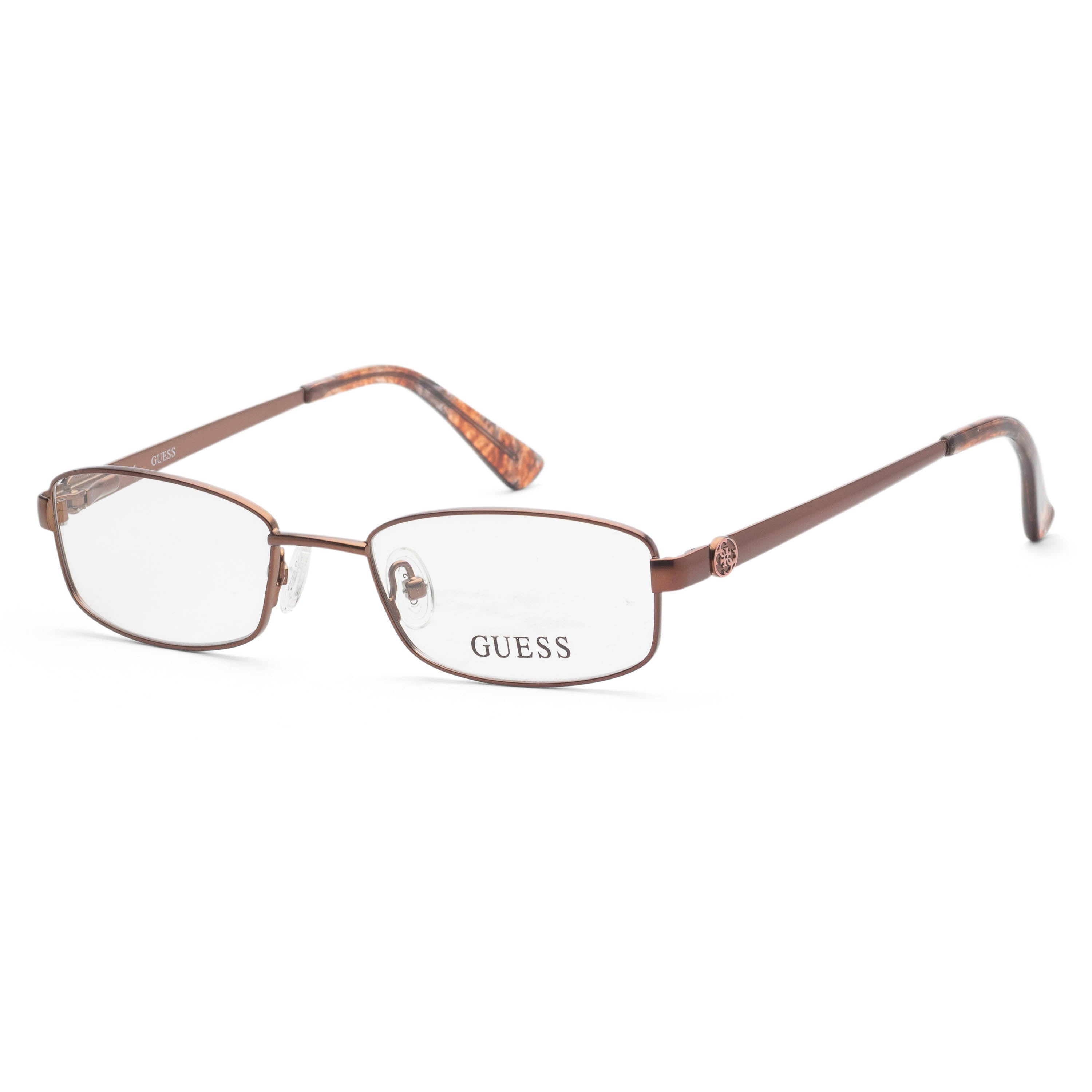 Preloved - Guess GU252404949 Metal Rectangle Eyeglasses — Brown by Preloved - Guess