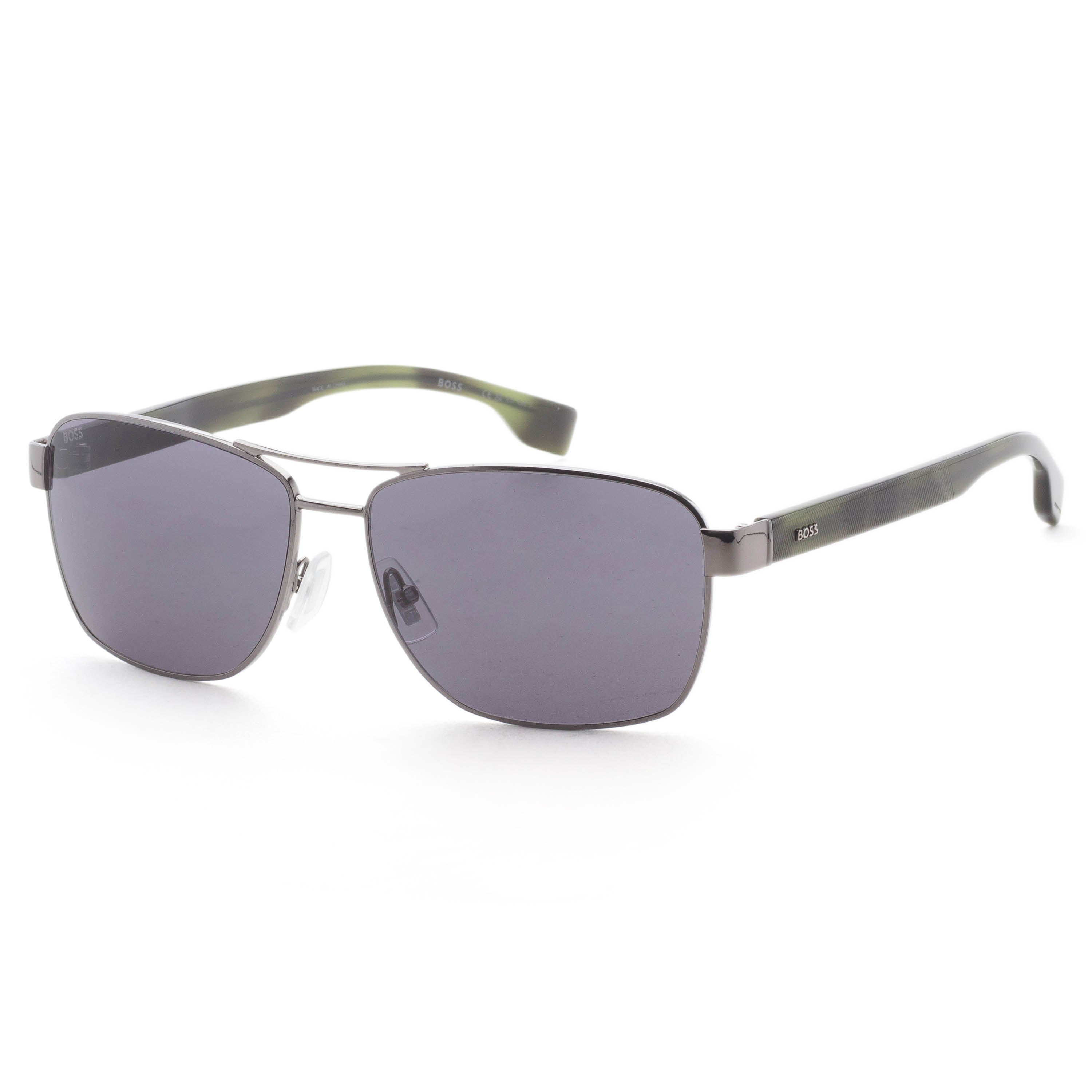 Preloved - Hugo Boss BOSS1240SKJ160 Metal Rectangle Sunglasses — Gray by Preloved - Hugo Boss