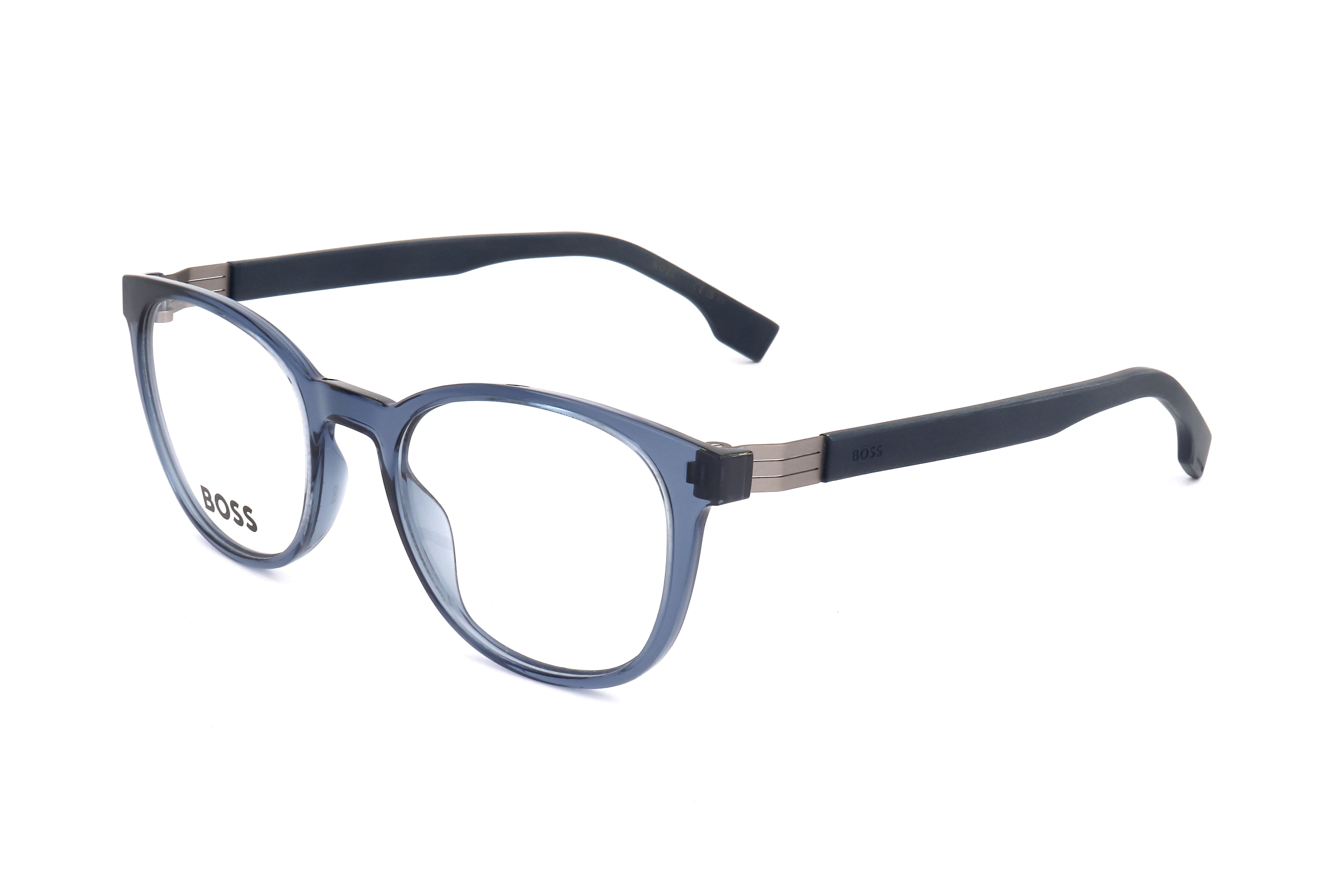 Preloved - Hugo Boss BOSS1577PJP52 Blue Square-Frame Eyeglasses — Blue by Preloved - Hugo Boss