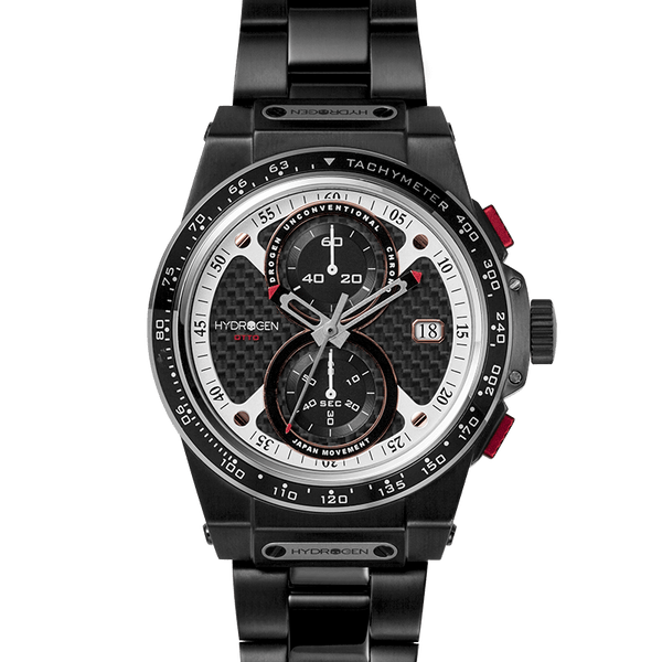 Preloved - Hydrogen Otto Chrono Watch — Black by Preloved - Hydrogen