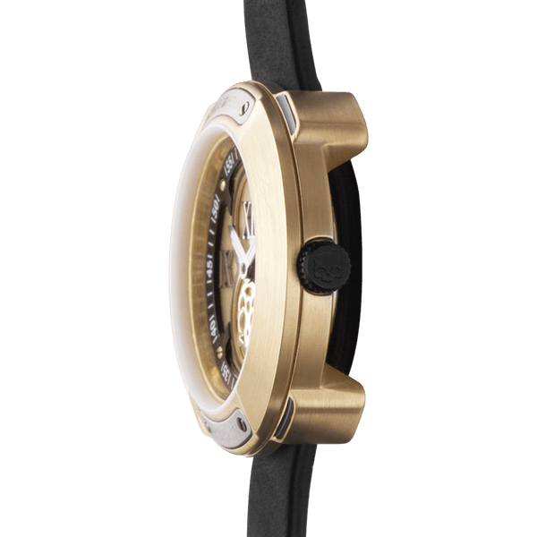 Preloved - Hydrogen Dual-Dial Quartz Watch — Gold, view 3
