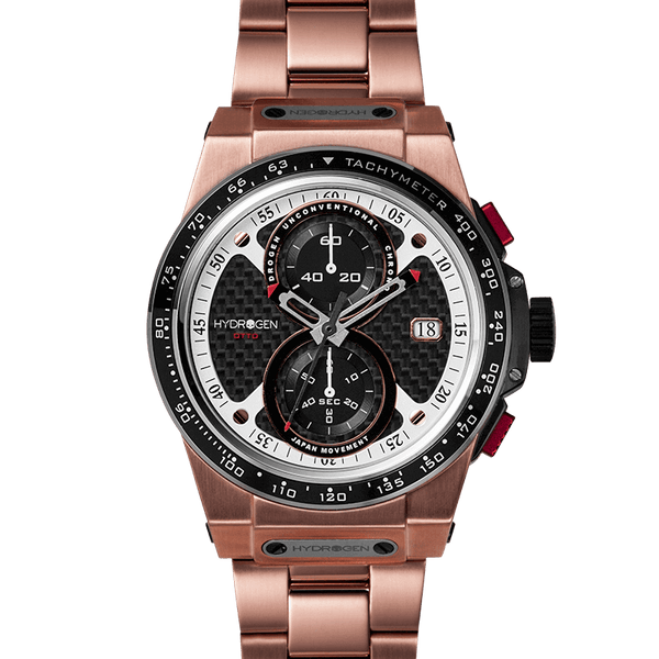 Preloved - Hydrogen Chronograph Quartz Watch — Rose gold by Preloved - Hydrogen