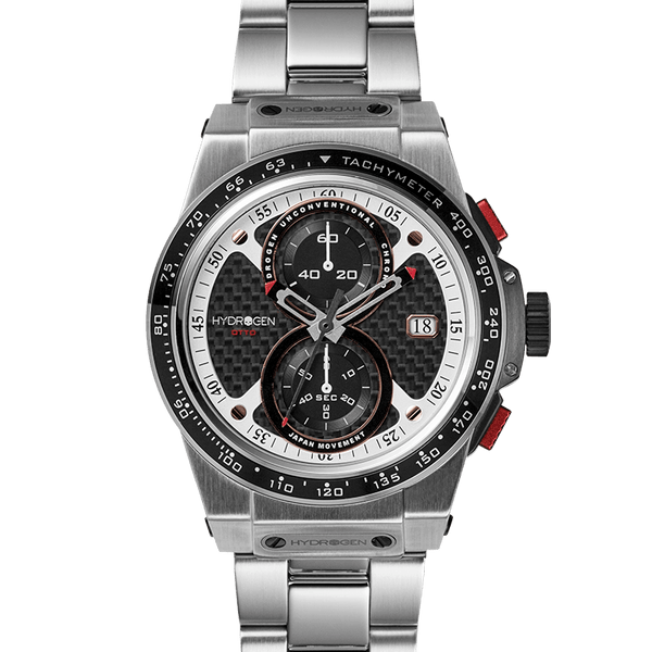 Preloved - Hydrogen Otto Chrono Watch — Silver by Preloved - Hydrogen