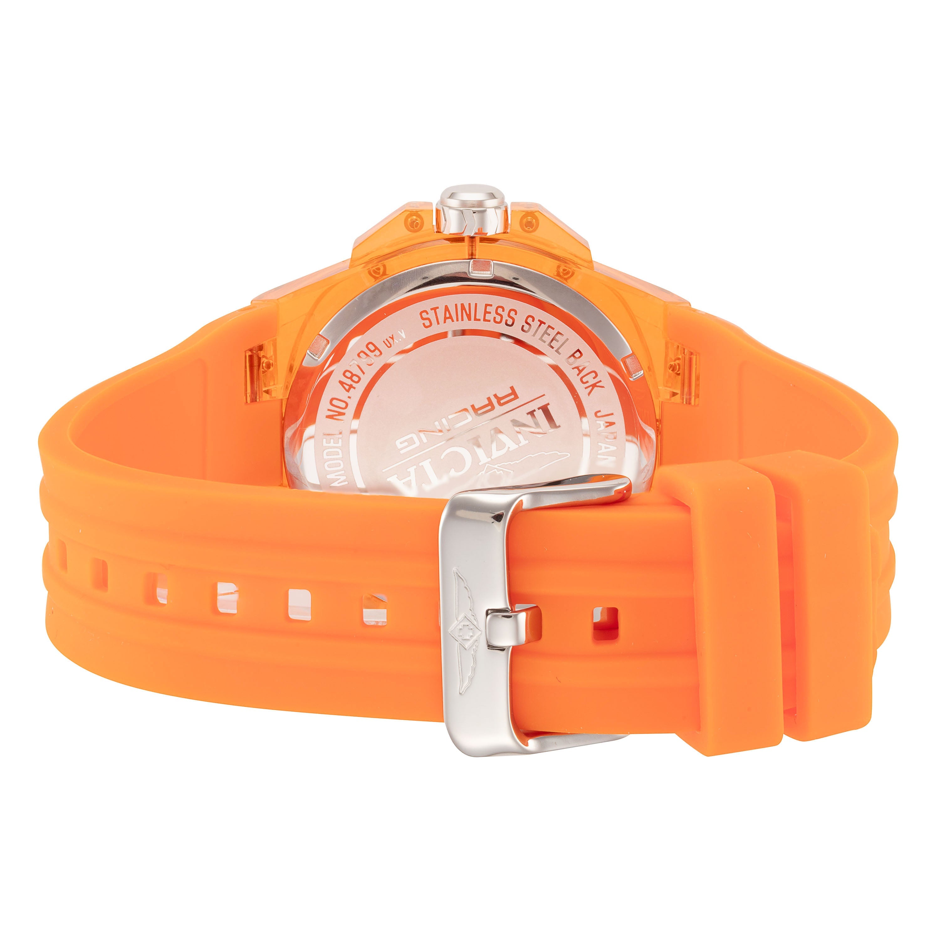 Preloved - Invicta Orange Quartz Racing Watch — Orange, view 3