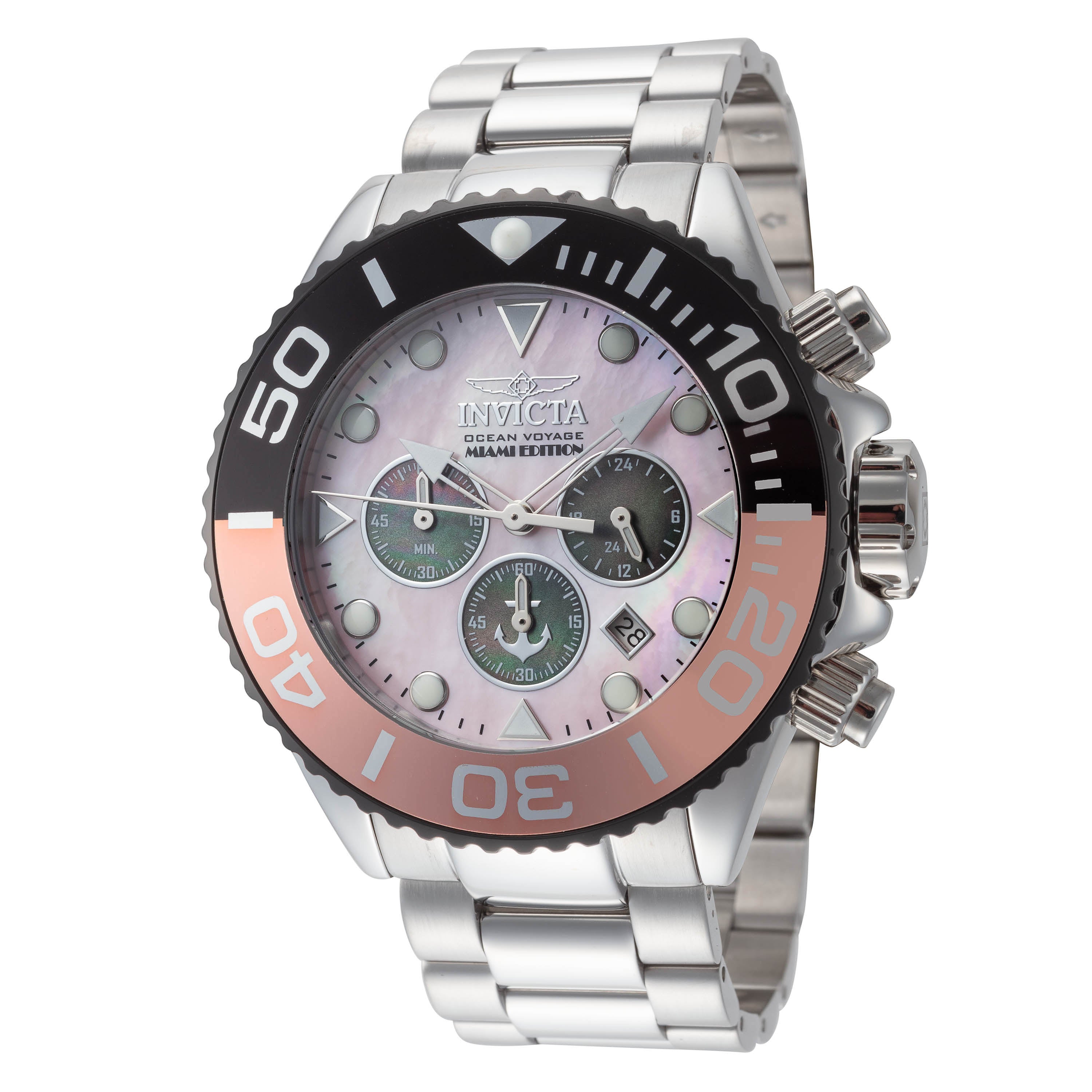 Preloved - Invicta Ocean Voyage Watch — Silver by Preloved - Invicta