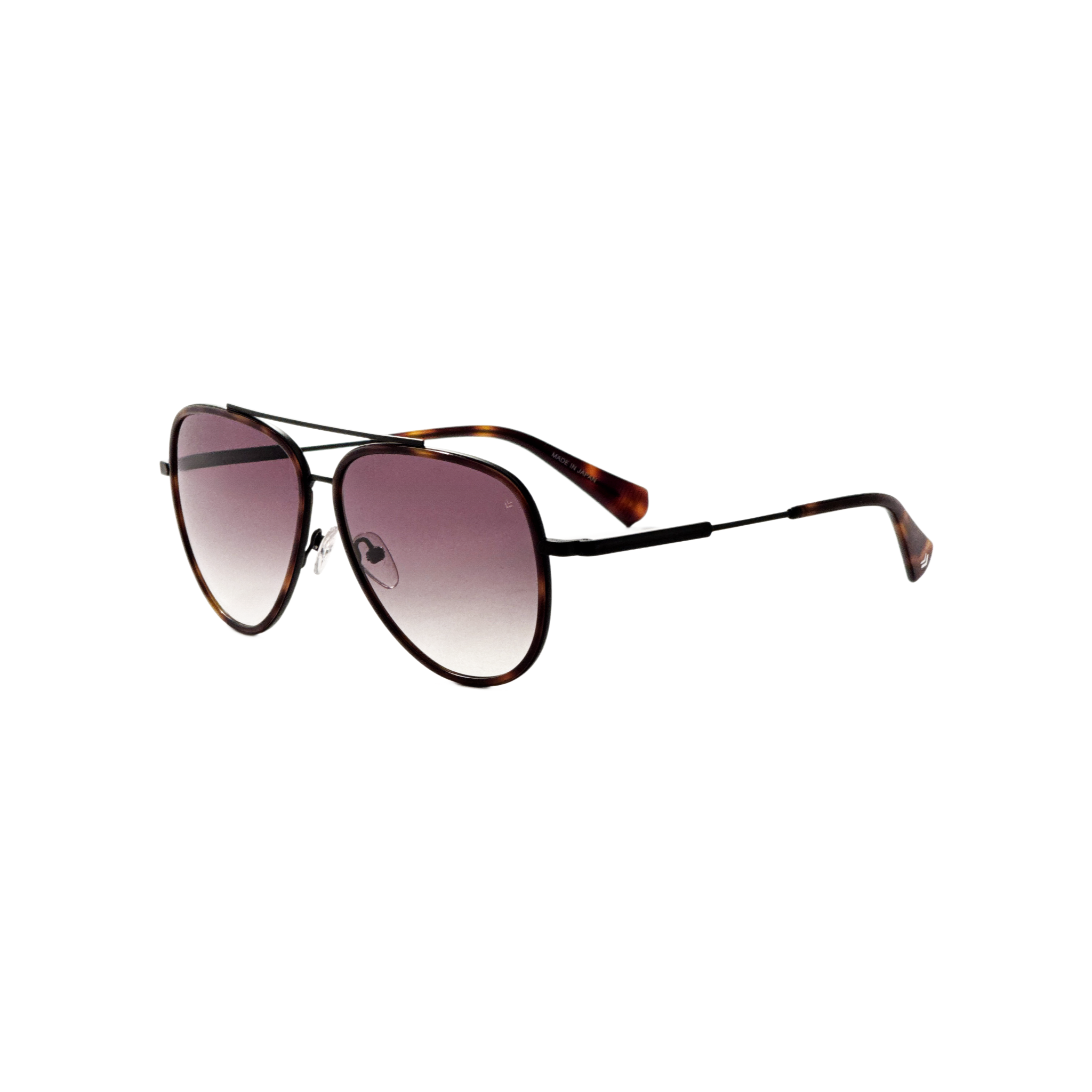 Preloved - John Varvatos SJV566610HAV Aviator Sunglasses — Brown by Preloved - John Varvatos