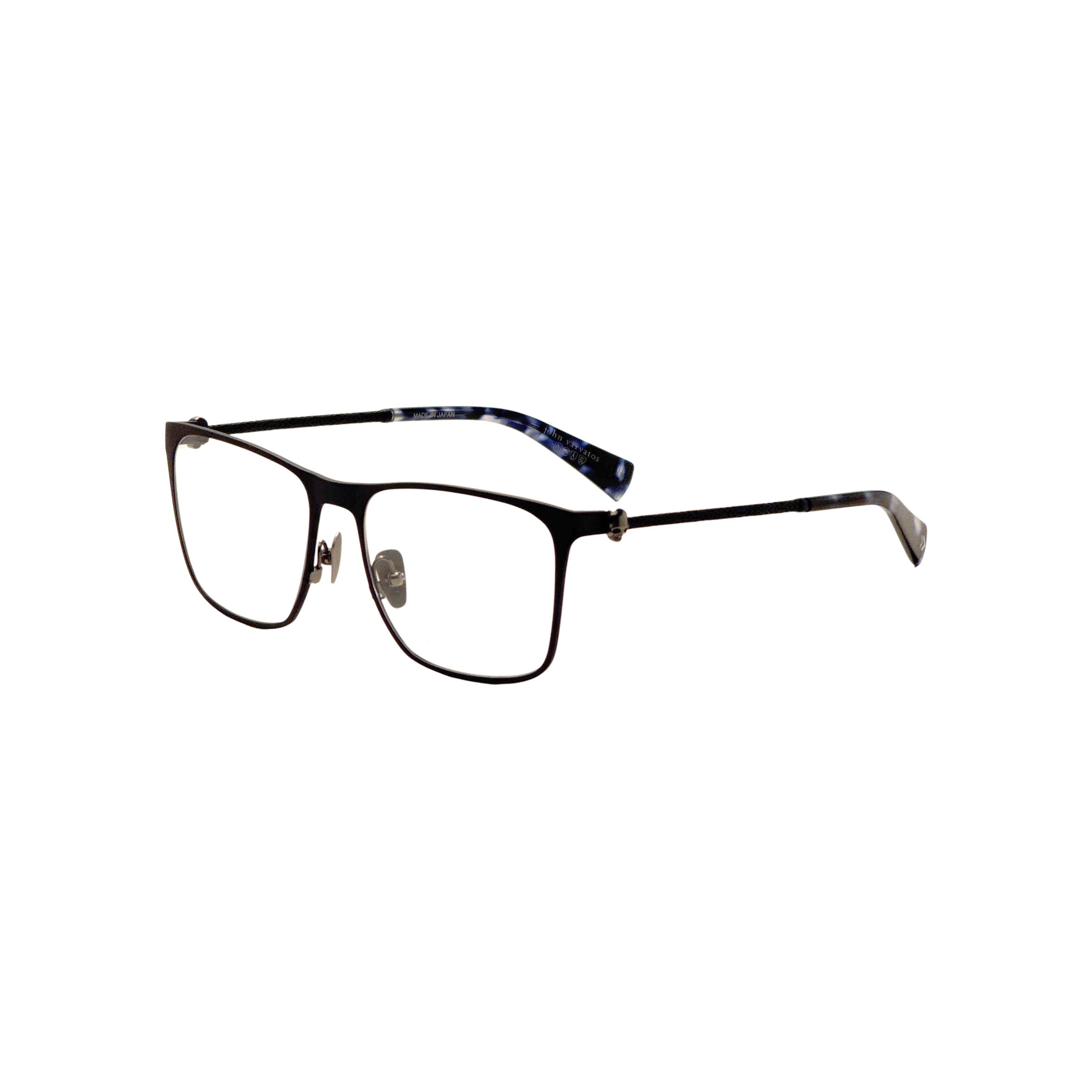 Preloved - John Varvatos V182550MNA Metal Frame Eyeglasses — Navy by Preloved - John Varvatos