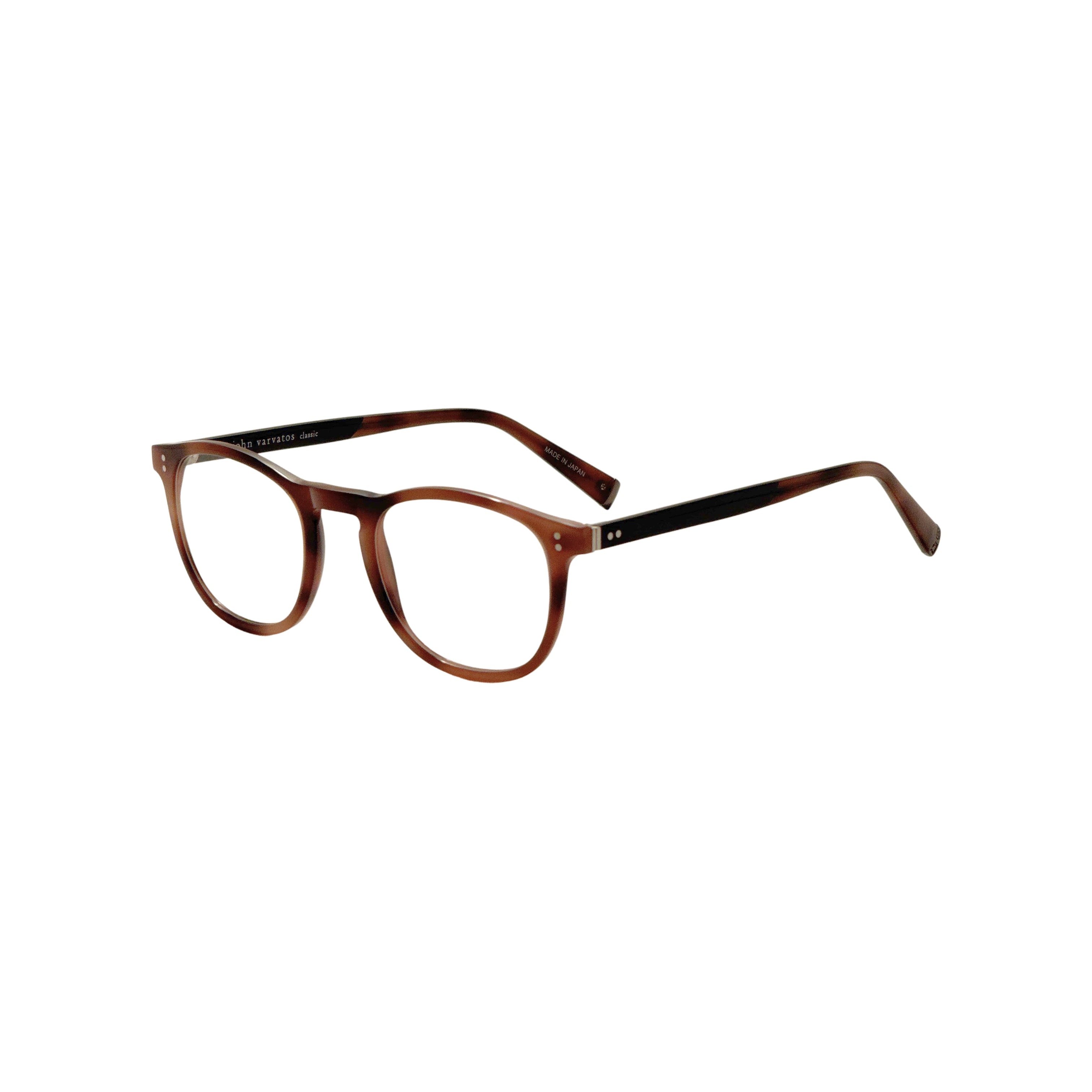 Preloved - John Varvatos V376480BRO Tortoiseshell Eyeglasses — Brown by Preloved - John Varvatos