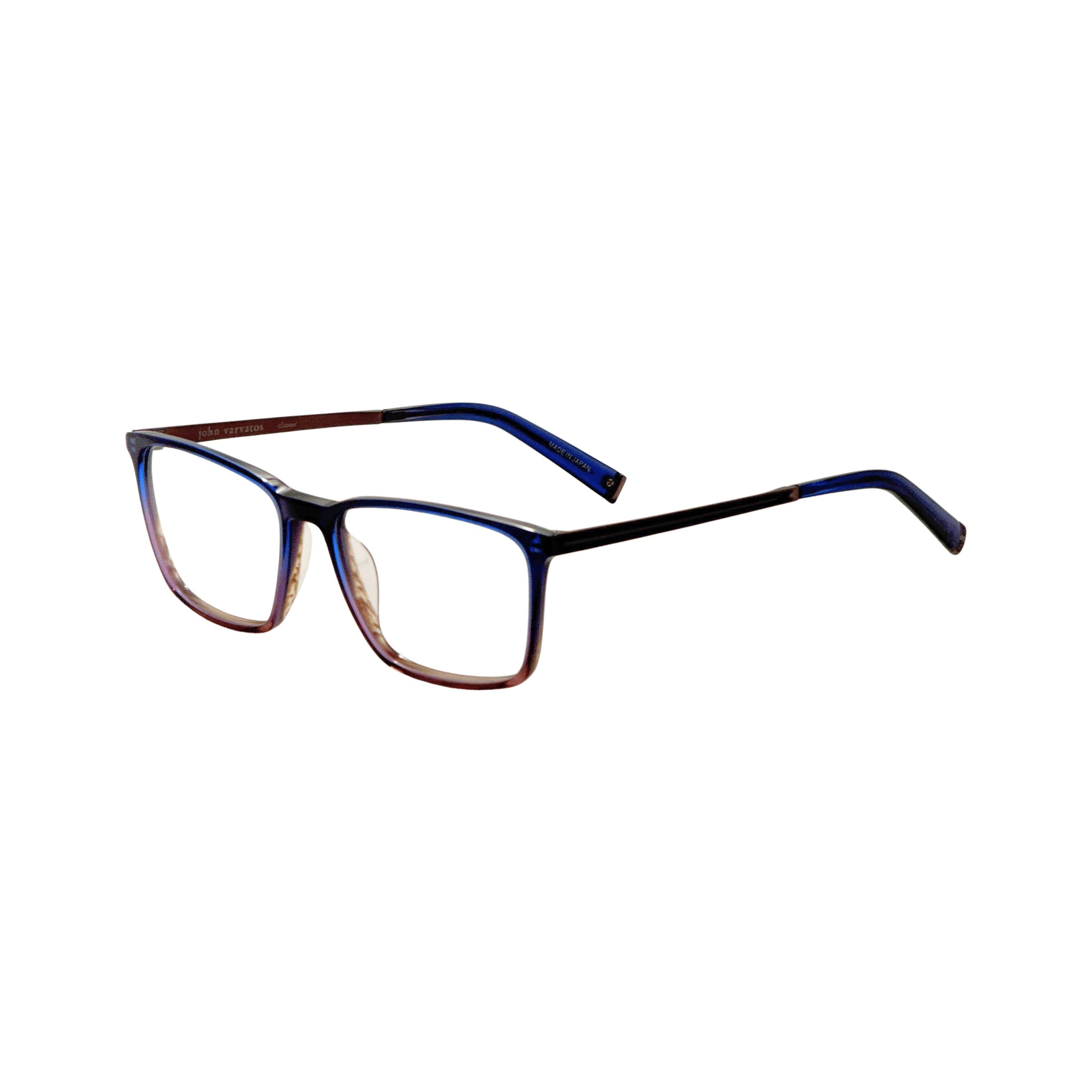 Preloved - John Varvatos V402550NAV Eyeglasses — Navy by Preloved - John Varvatos