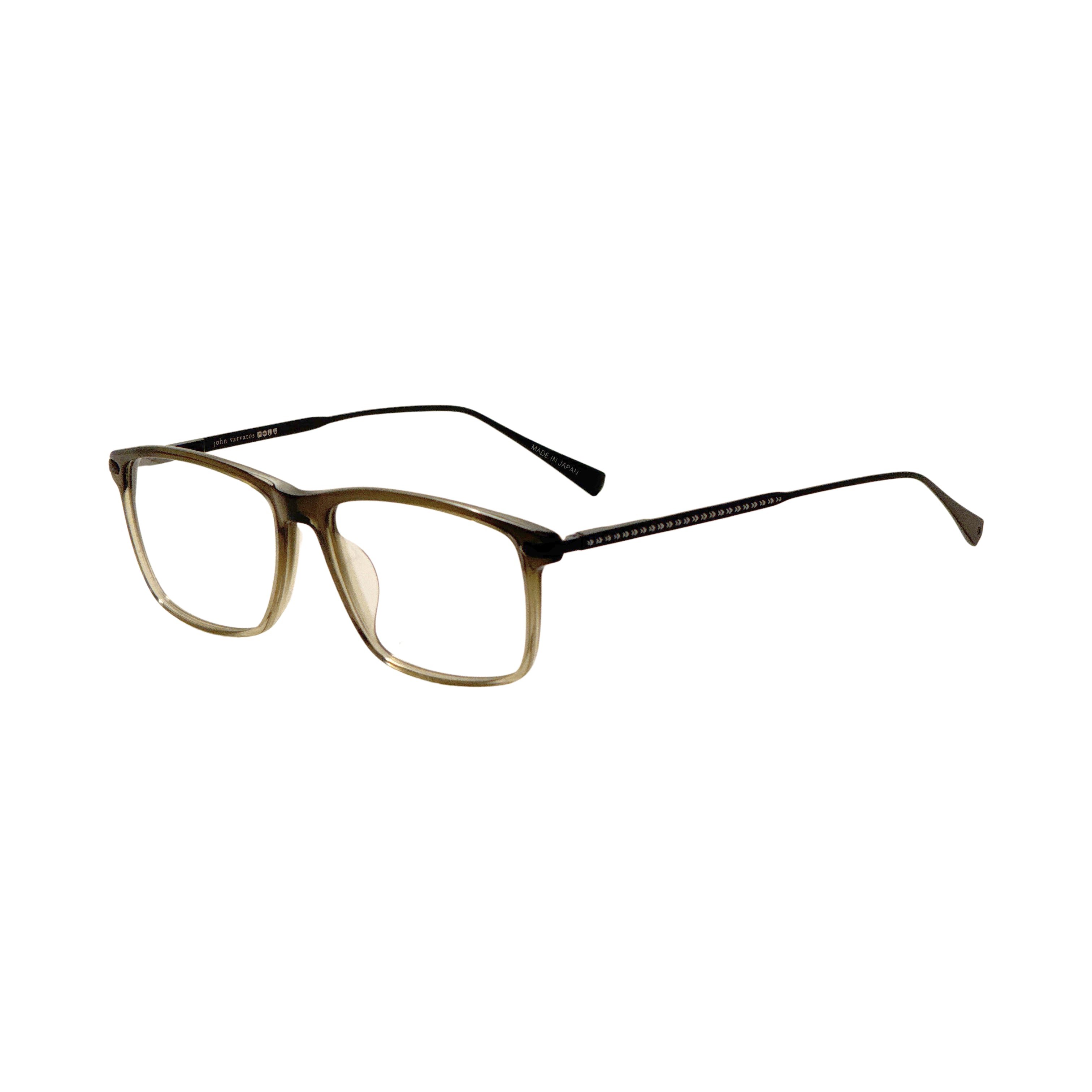 Preloved - John Varvatos VJV425550OLV Eyeglasses — Olive by Preloved - John Varvatos