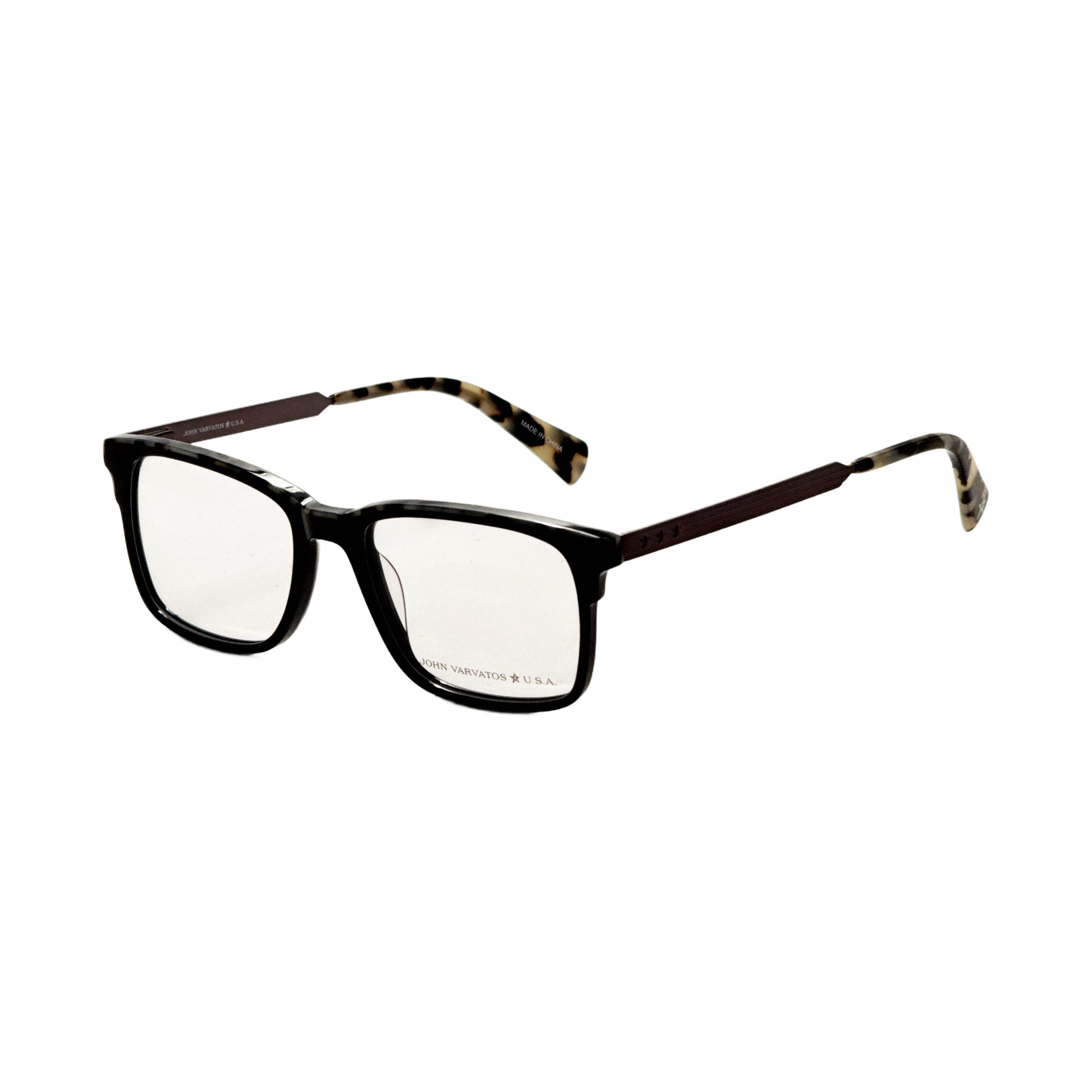 Preloved - John Varvatos VJVC001530BLA Eyeglasses — Black by Preloved - John Varvatos