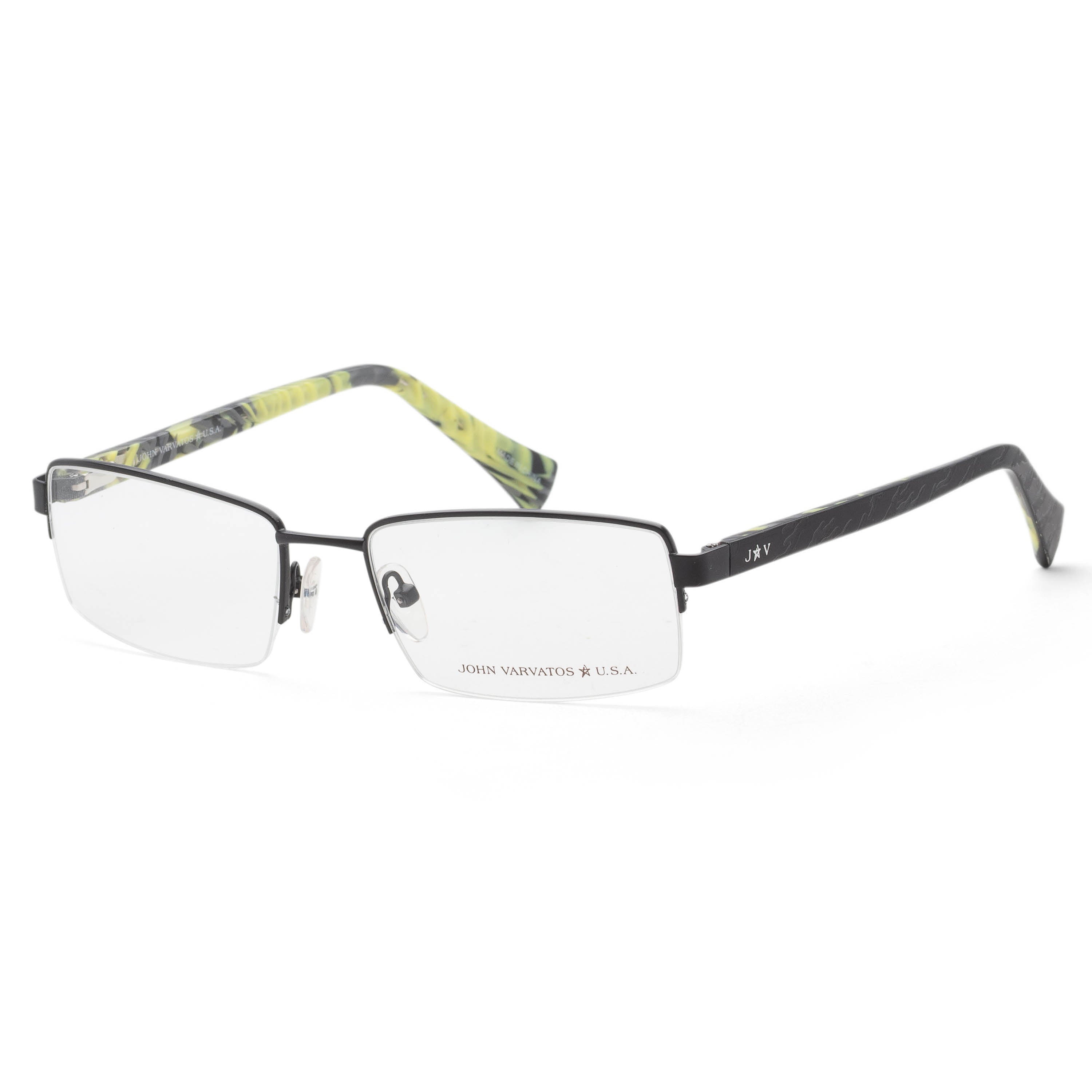 Preloved - John Varvatos VJVC006560BLA Eyeglasses — Black by Preloved - John Varvatos