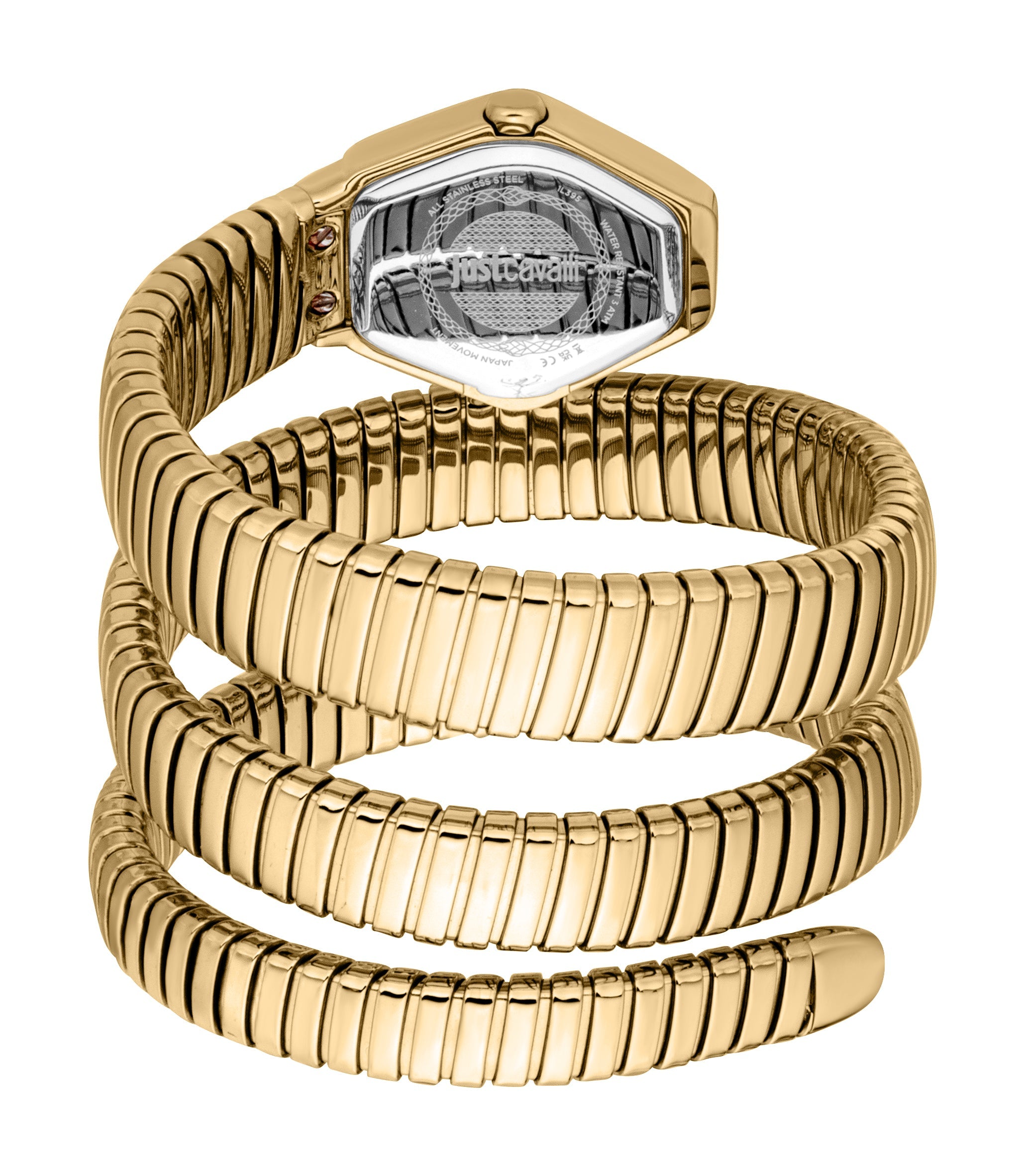 Preloved - Just Cavalli Gold Snake Hexagon Quartz Watch — Gold, view 2