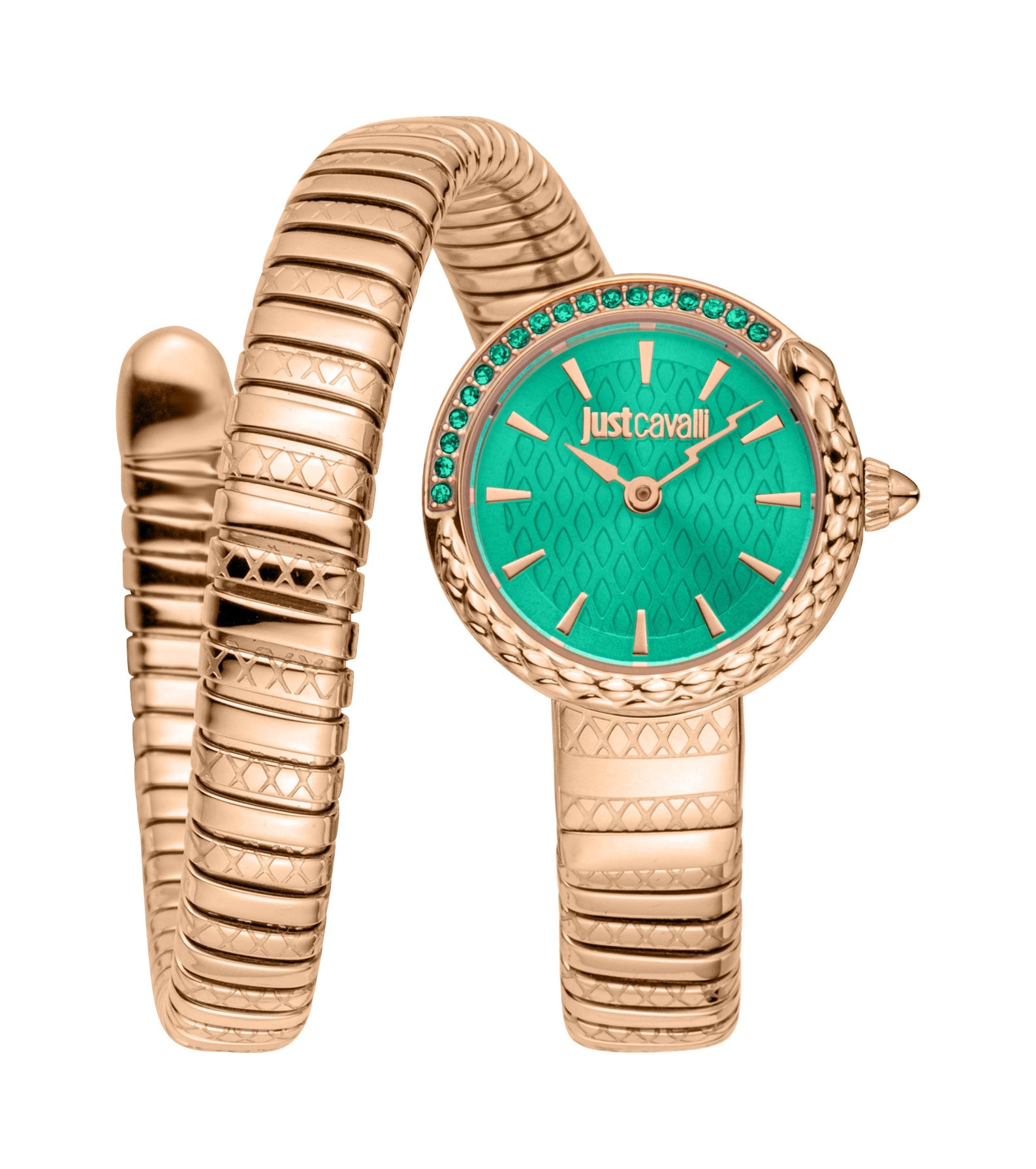 Preloved - Just Cavalli Snake Coil Watch — Gold by Preloved - Just Cavalli