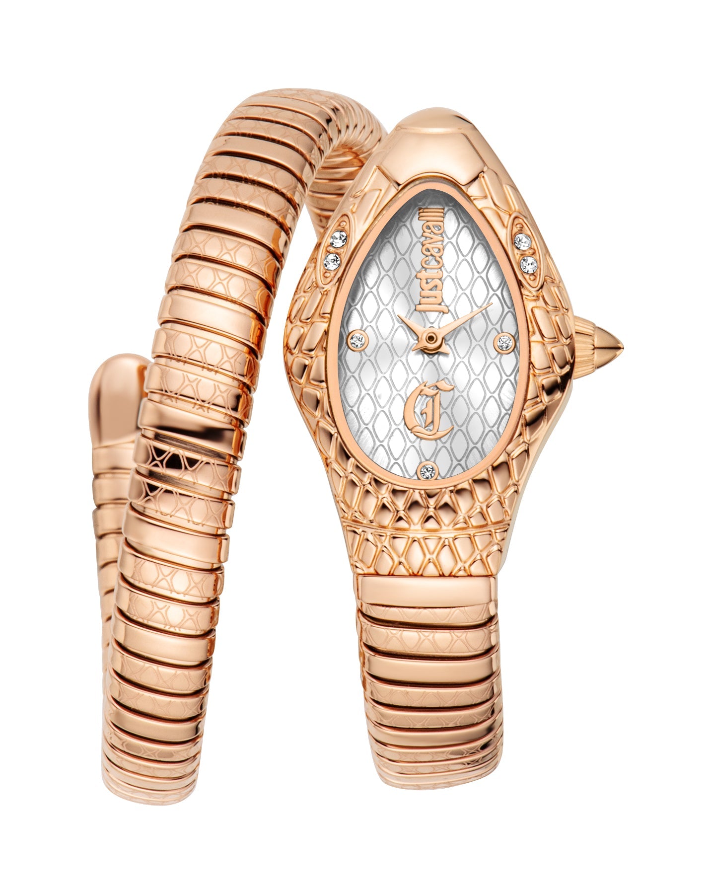Preloved - Just Cavalli Snake Design Quartz Watch — Rose gold by Preloved - Just Cavalli