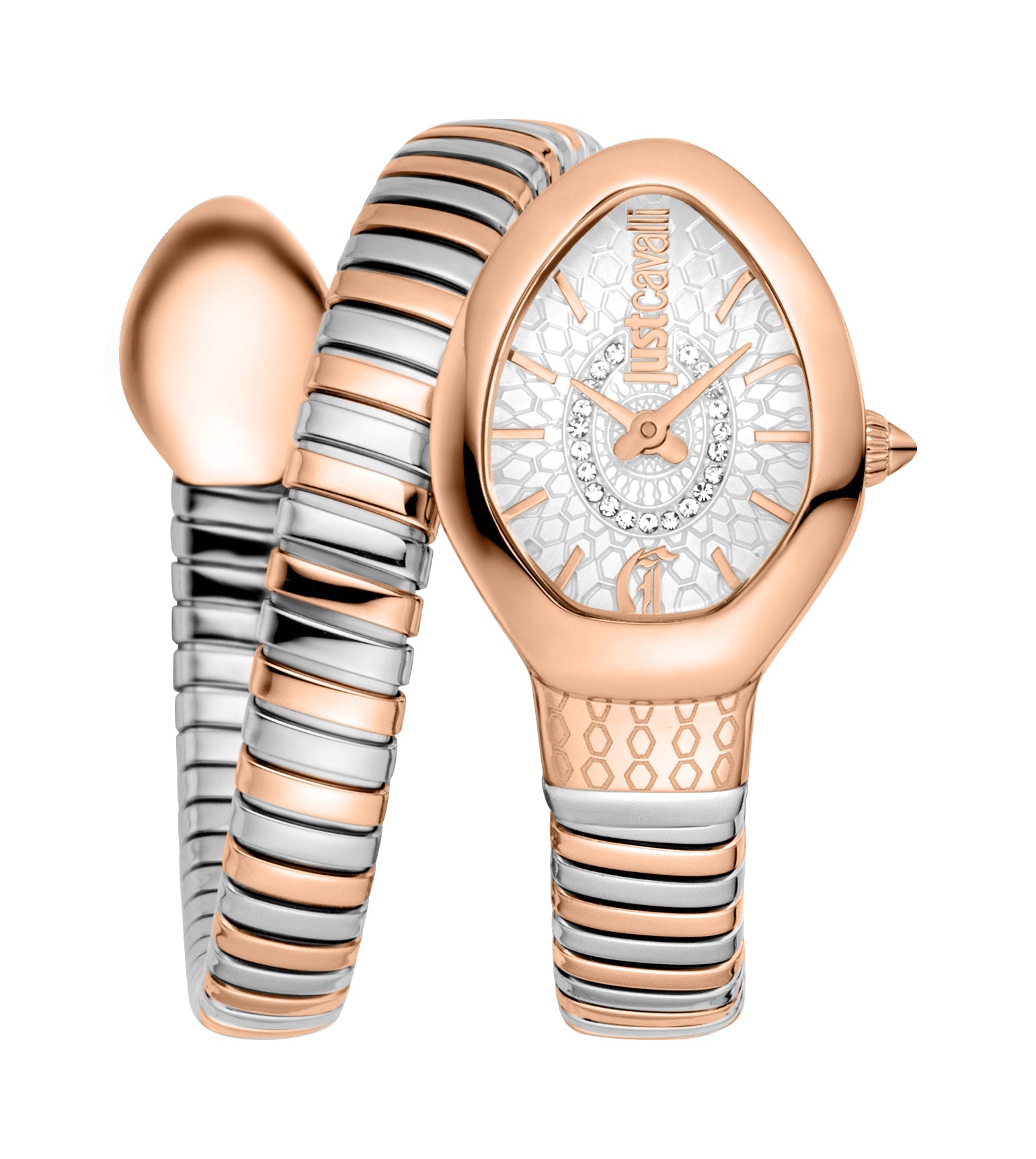 Preloved - Just Cavalli Snake Two-Tone Watch — Rose gold by Preloved - Just Cavalli