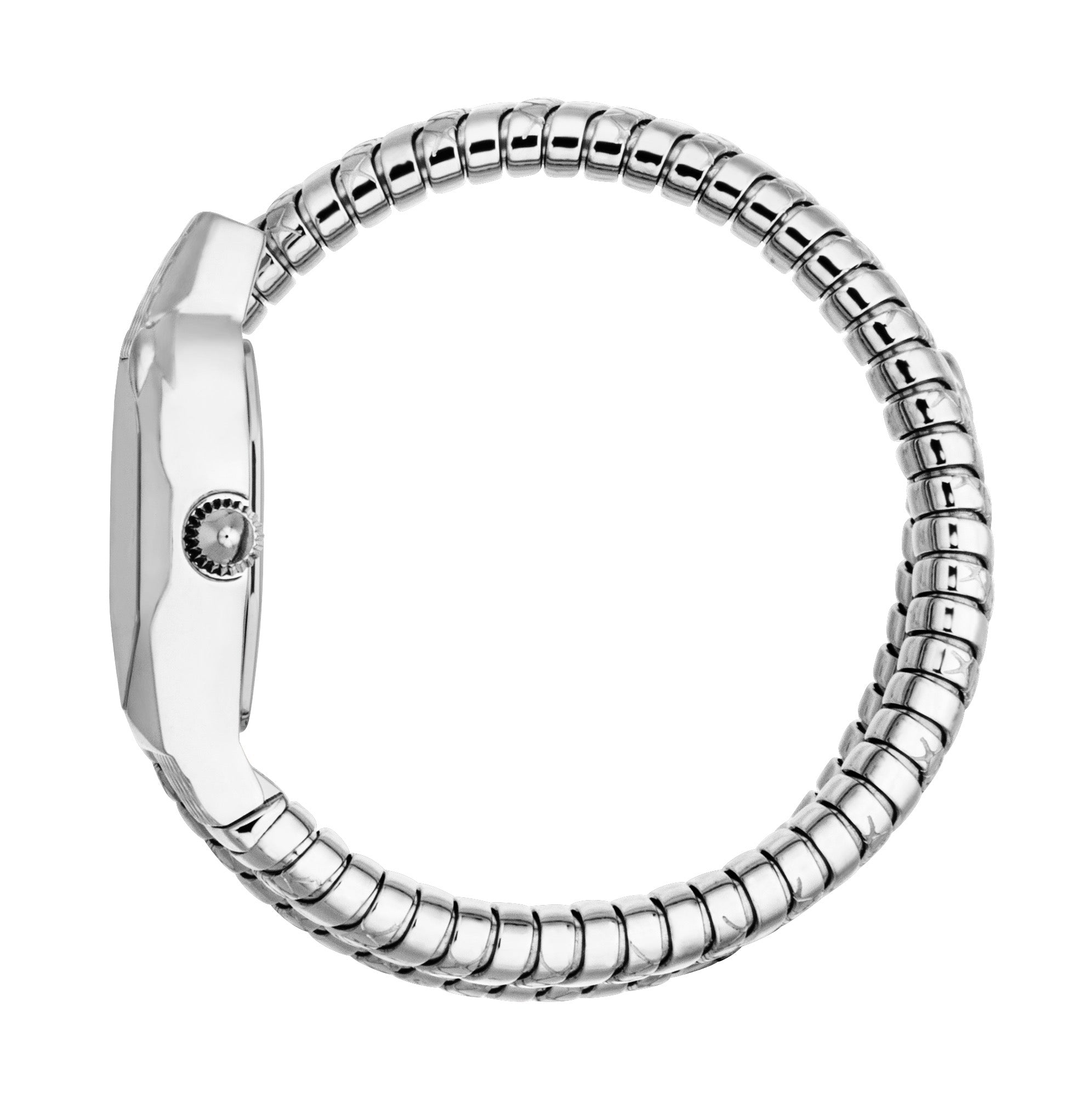 Preloved - Just Cavalli Snake-Pattern Quartz Watch — Silver, view 2