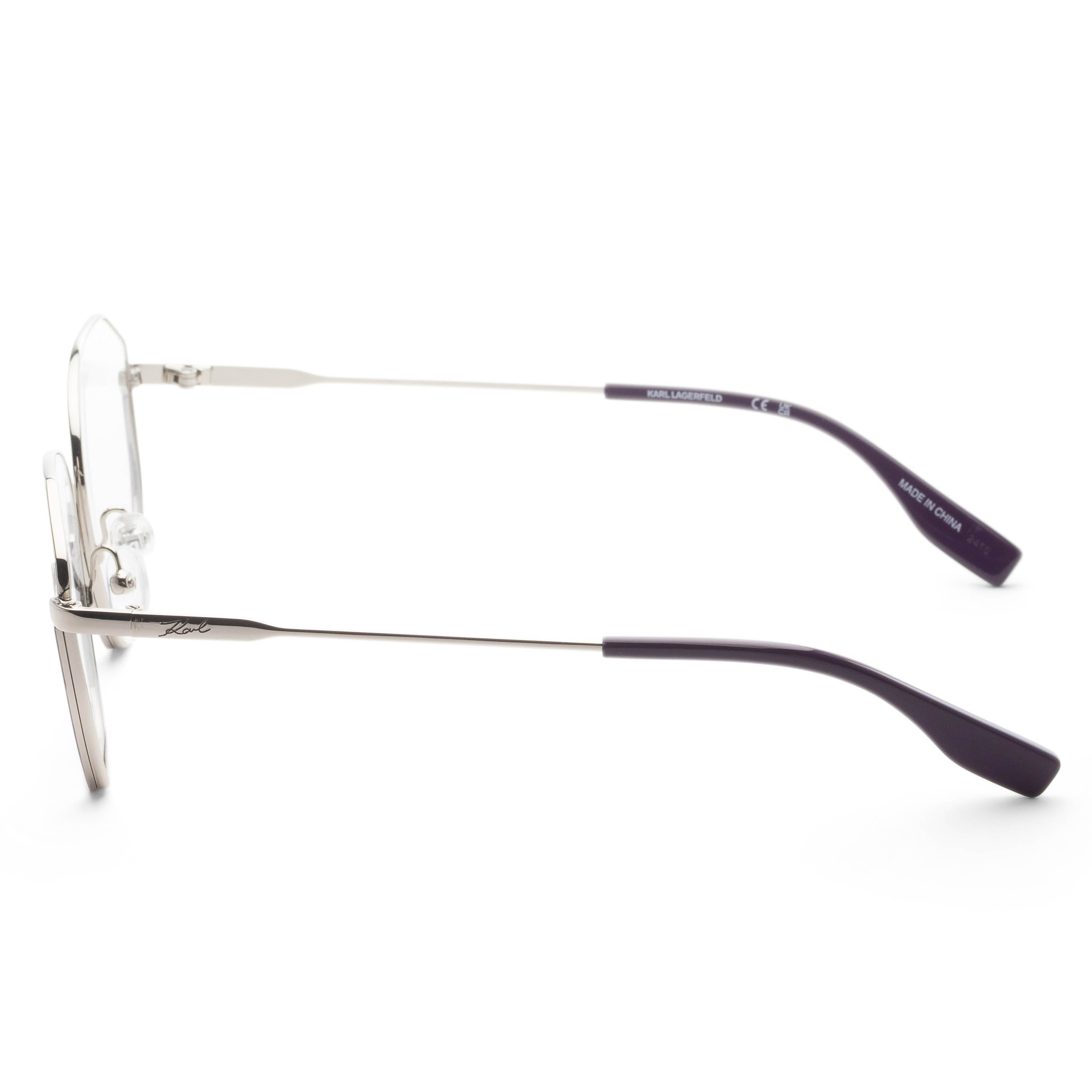 Preloved - Karl Lagerfeld KL35653254 Metal Frame Eyeglasses — Silver, view 2