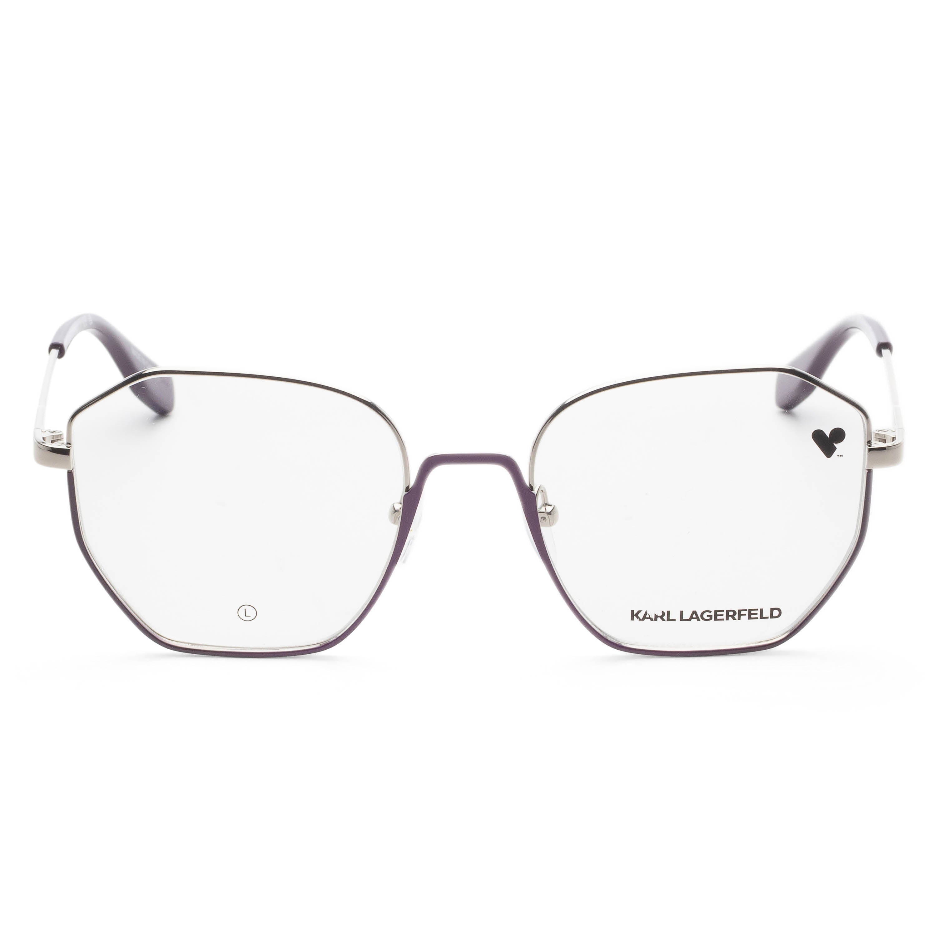 Preloved - Karl Lagerfeld KL35653254 Metal Frame Eyeglasses — Silver, view 3