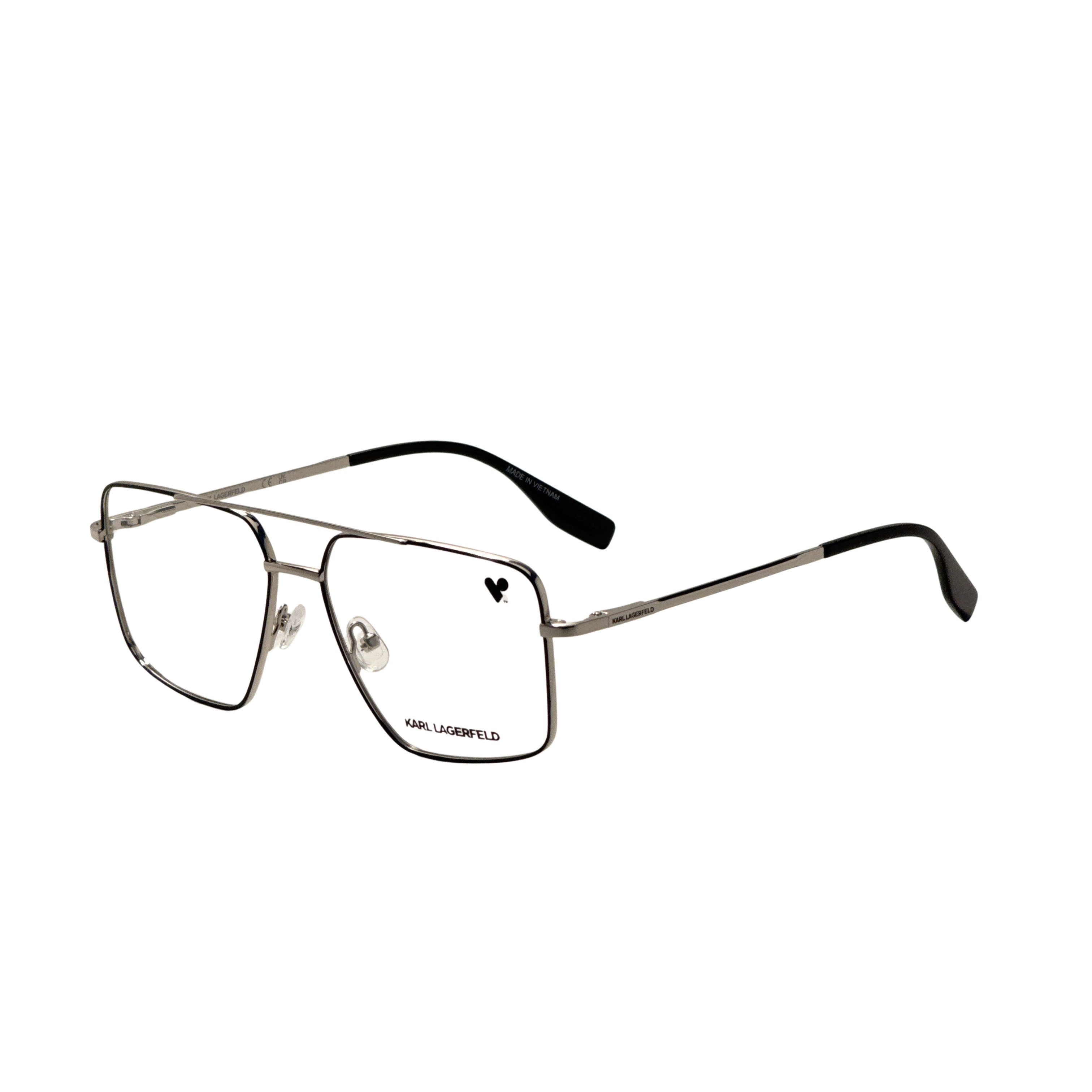 Preloved - Karl Lagerfeld KL35704456 Eyeglasses — Silver by Preloved - Karl Lagerfeld
