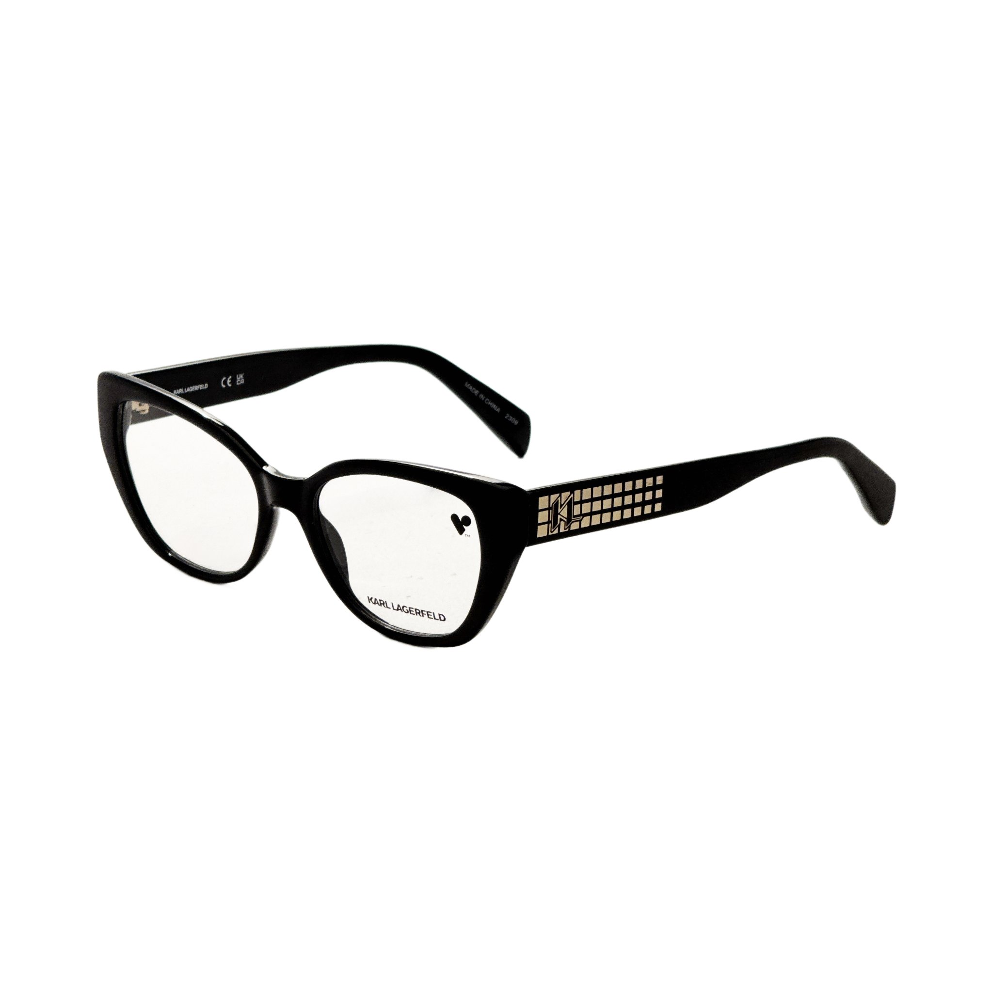 Preloved - Karl Lagerfeld KL6151001 Cat-Eye Frame Eyeglasses — Black by Preloved - Karl Lagerfeld