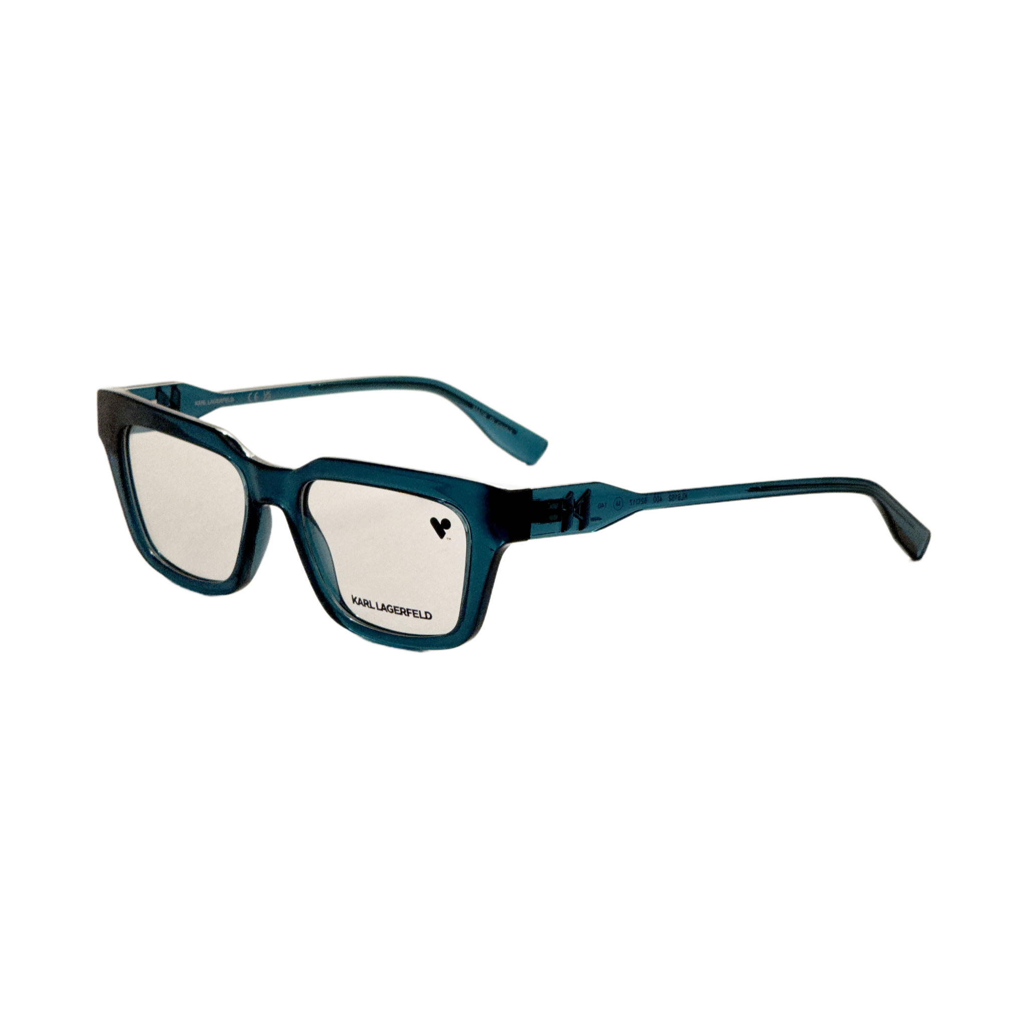 Preloved - Karl Lagerfeld KL6152400 Square Acetate Eyeglasses — Blue by Preloved - Karl Lagerfeld
