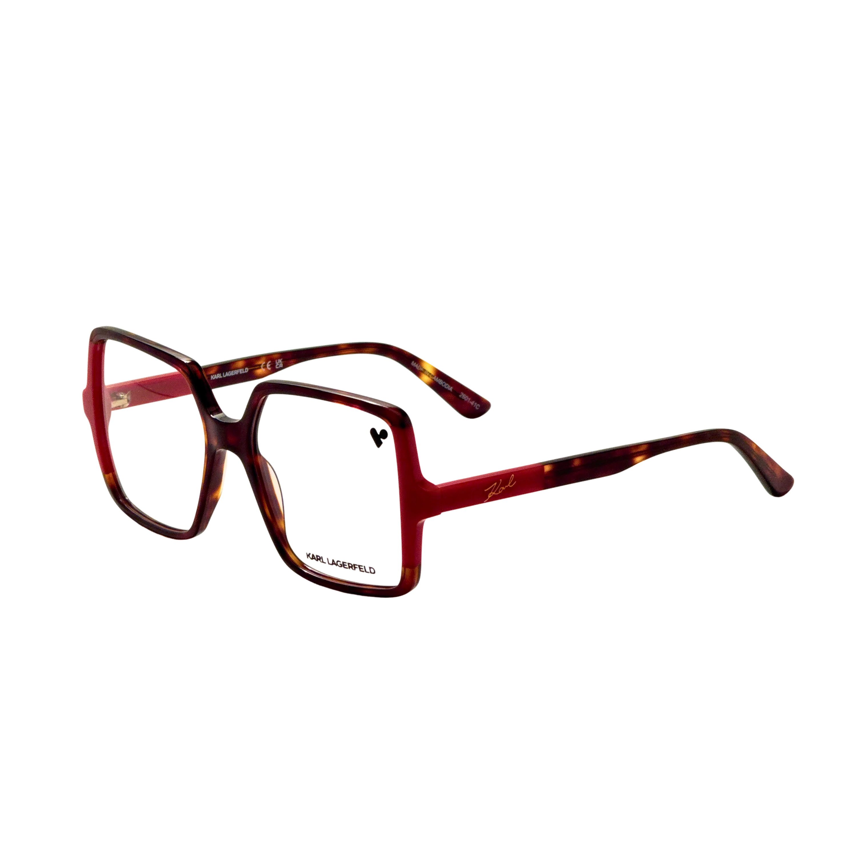 Preloved - Karl Lagerfeld KL616925554 Eyeglasses — Red by Preloved - Karl Lagerfeld