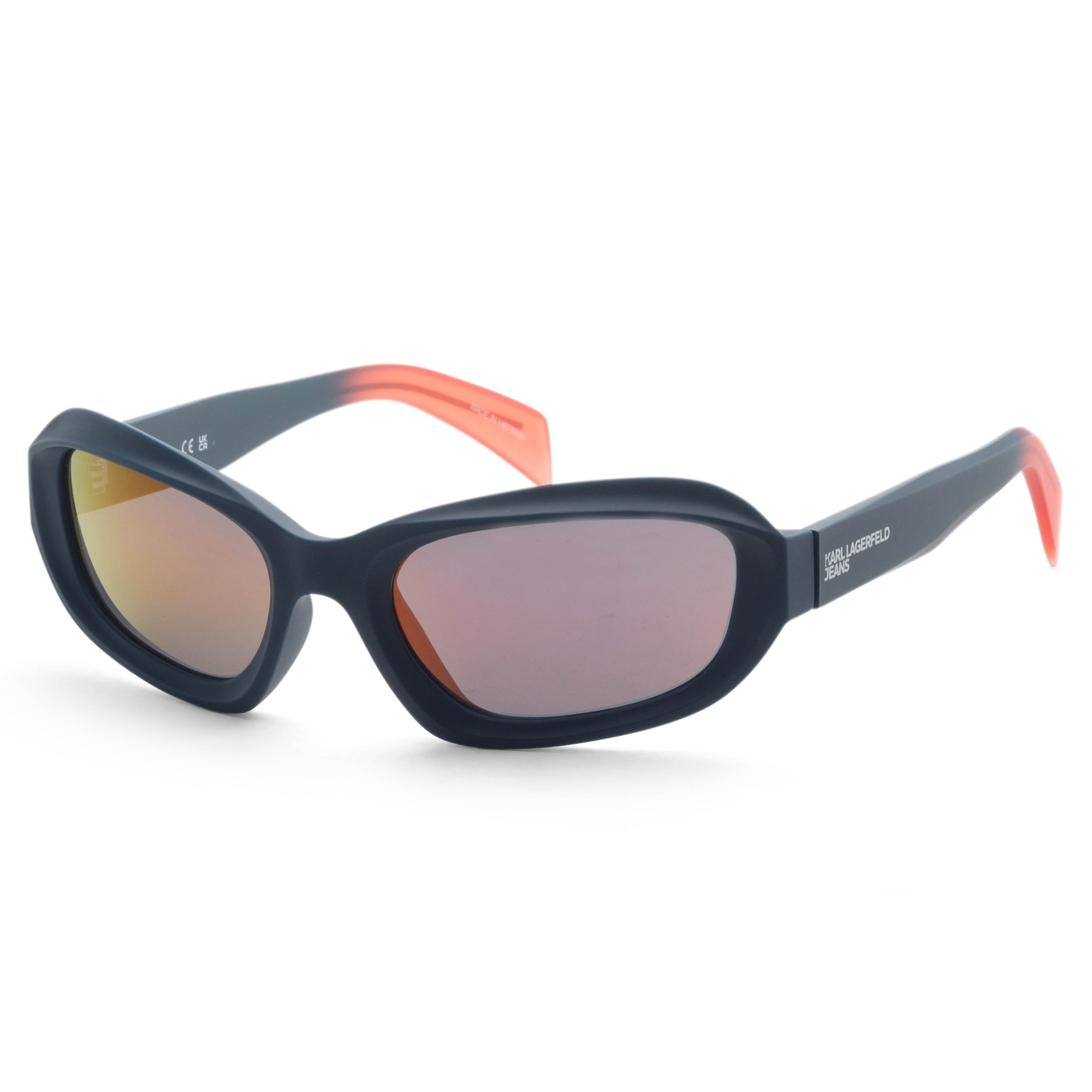 Preloved - Karl Lagerfeld KLJ6200S42757 Oval-Frame Sunglasses — Black by Preloved - Karl Lagerfeld