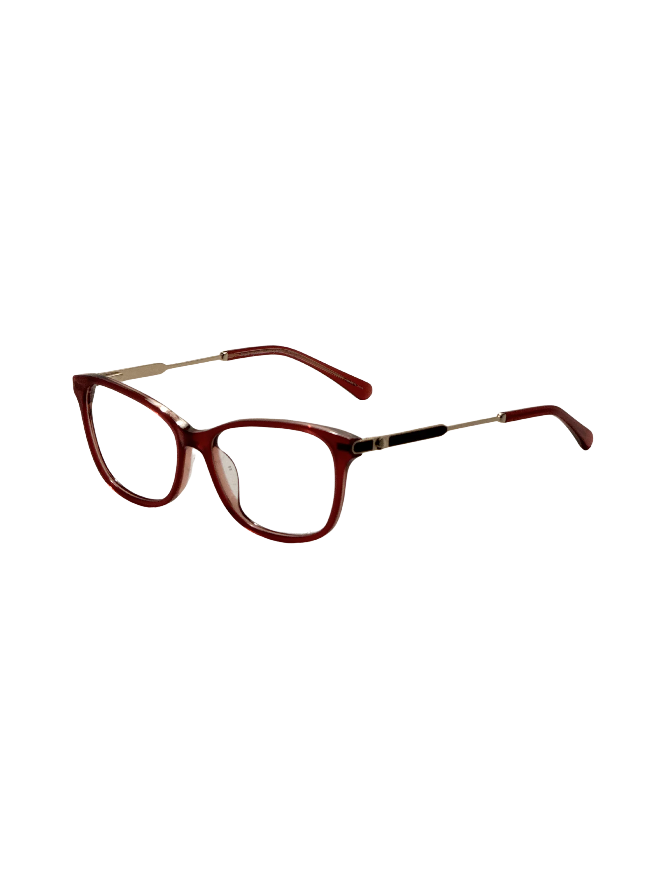 Preloved - Kate Spade GAELLHF53 Acetate Square Eyeglasses — Burgundy by Preloved - Kate Spade