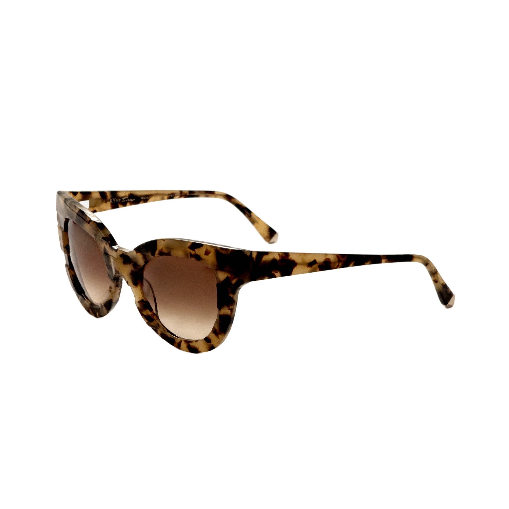 Preloved - Kate Young K514TOR50 Sunglasses — Brown by Preloved - Kate Young